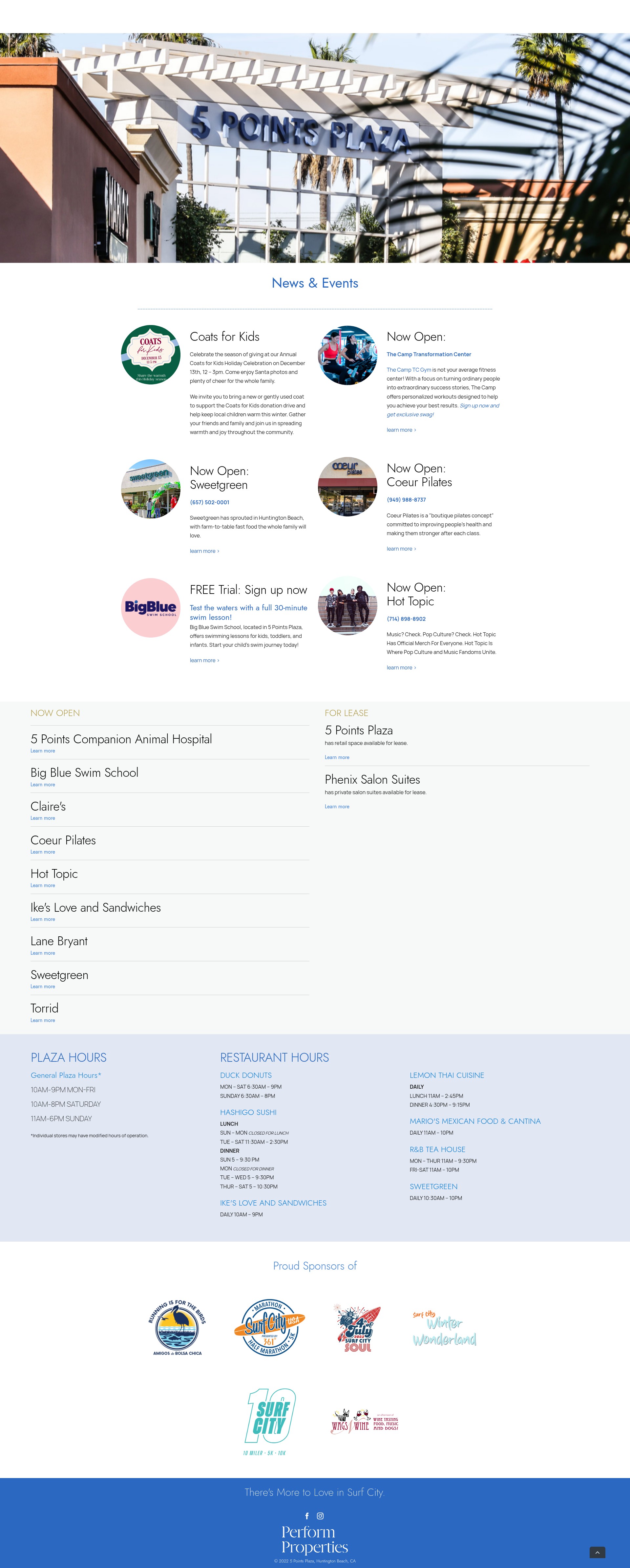 Screenshot of 5pointsplaza.com