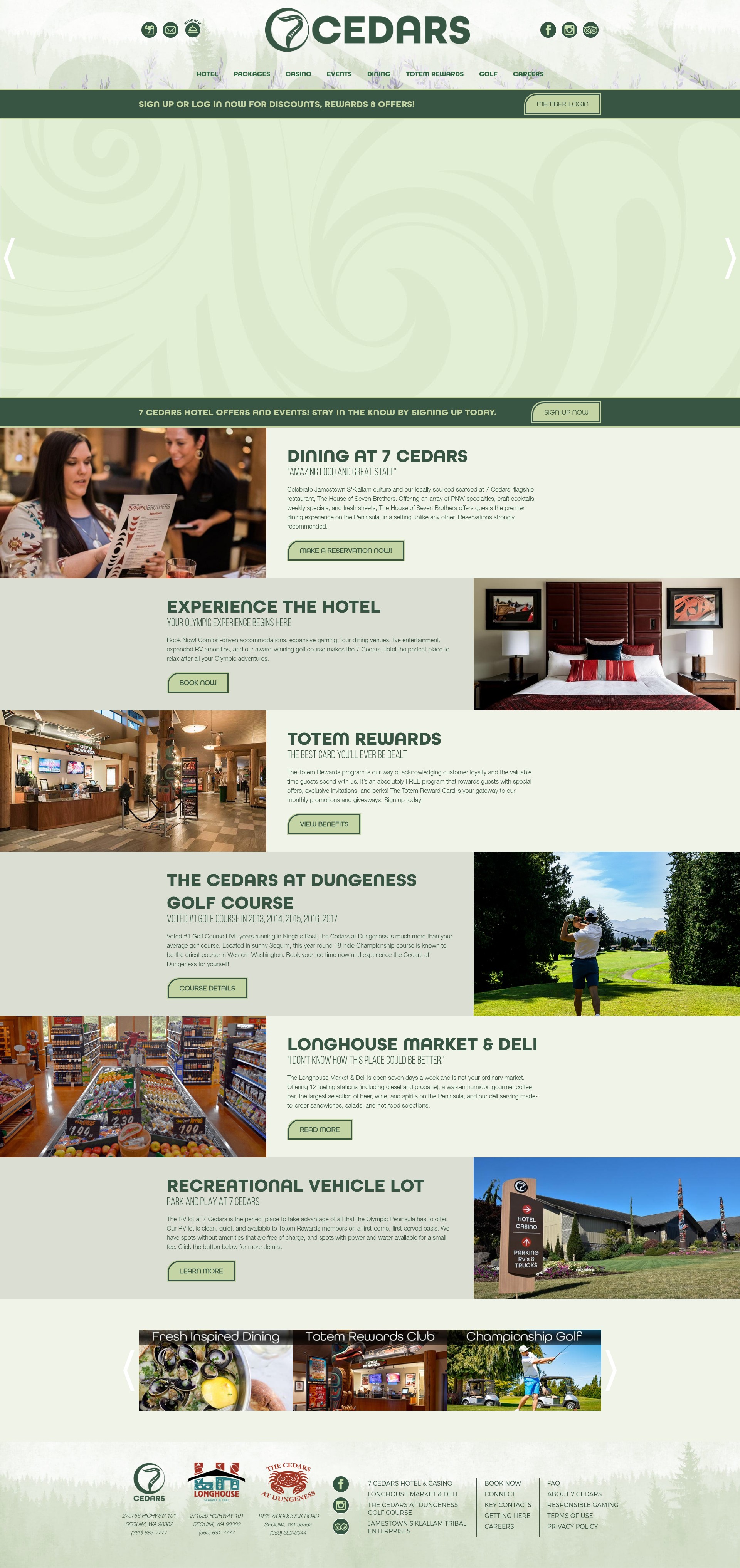 Screenshot of 7cedars.com