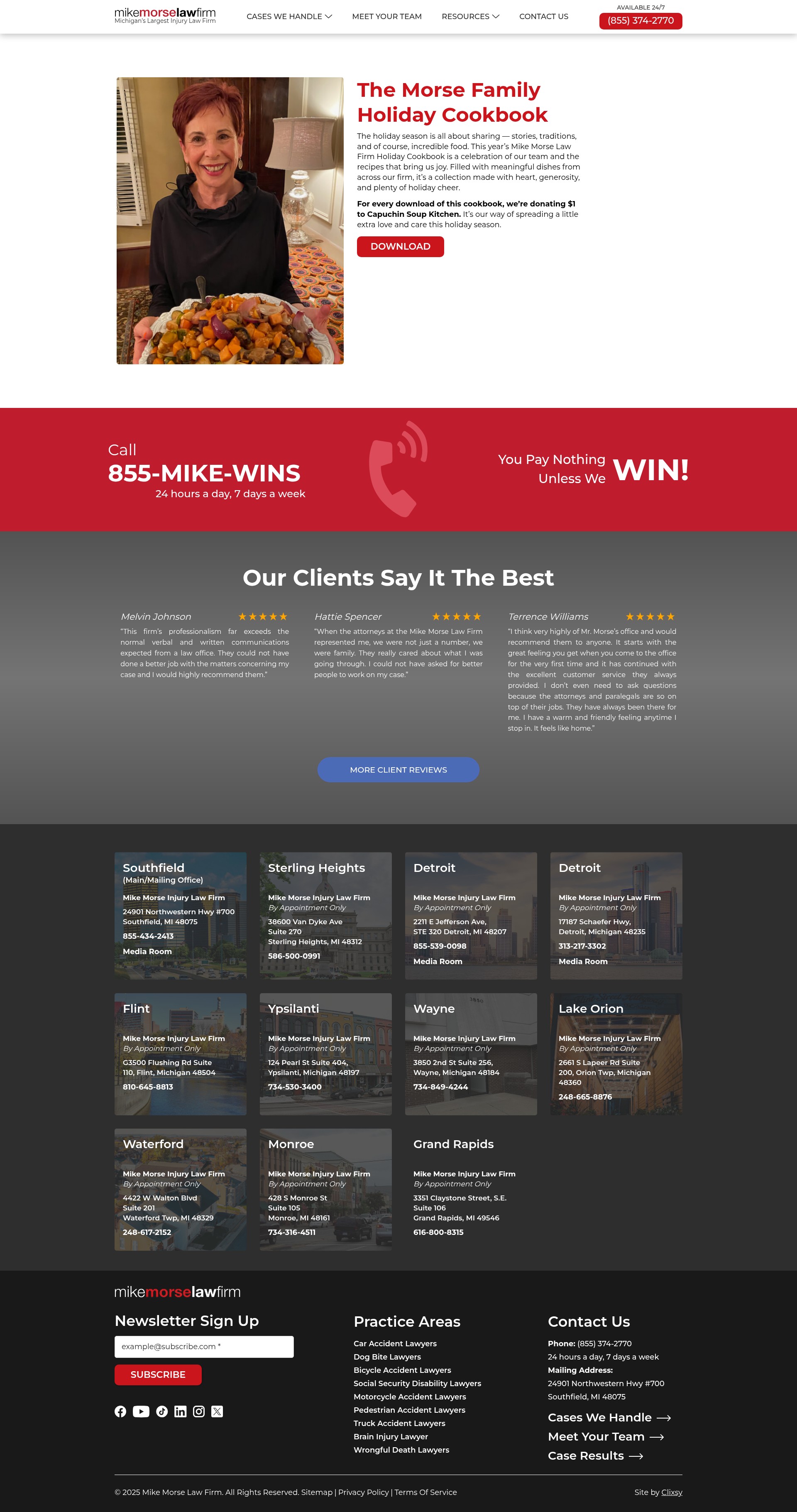 Screenshot of 855mikewins.com