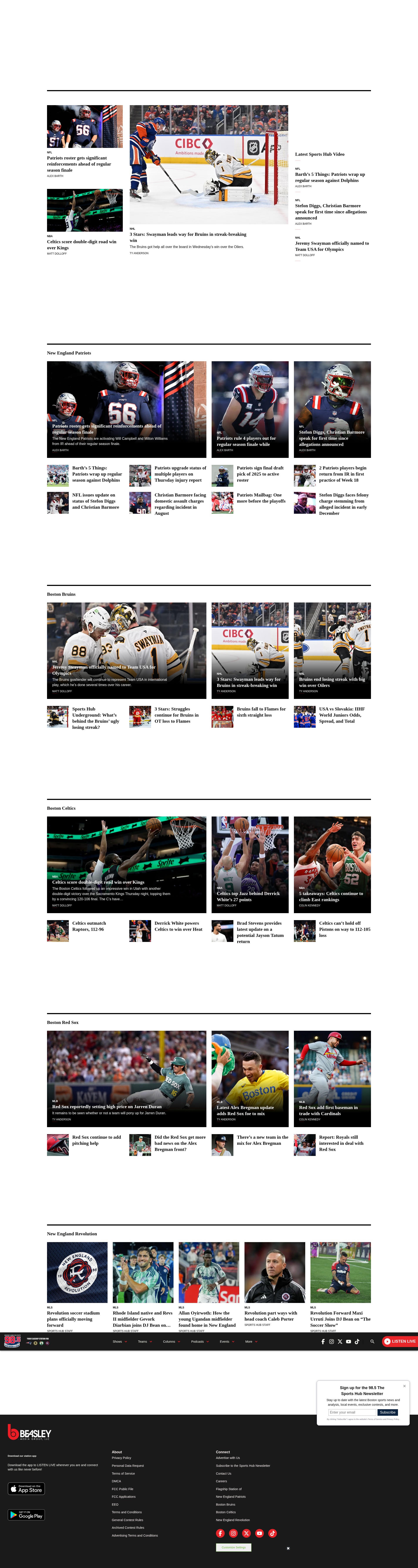 Screenshot of 985thesportshub.com