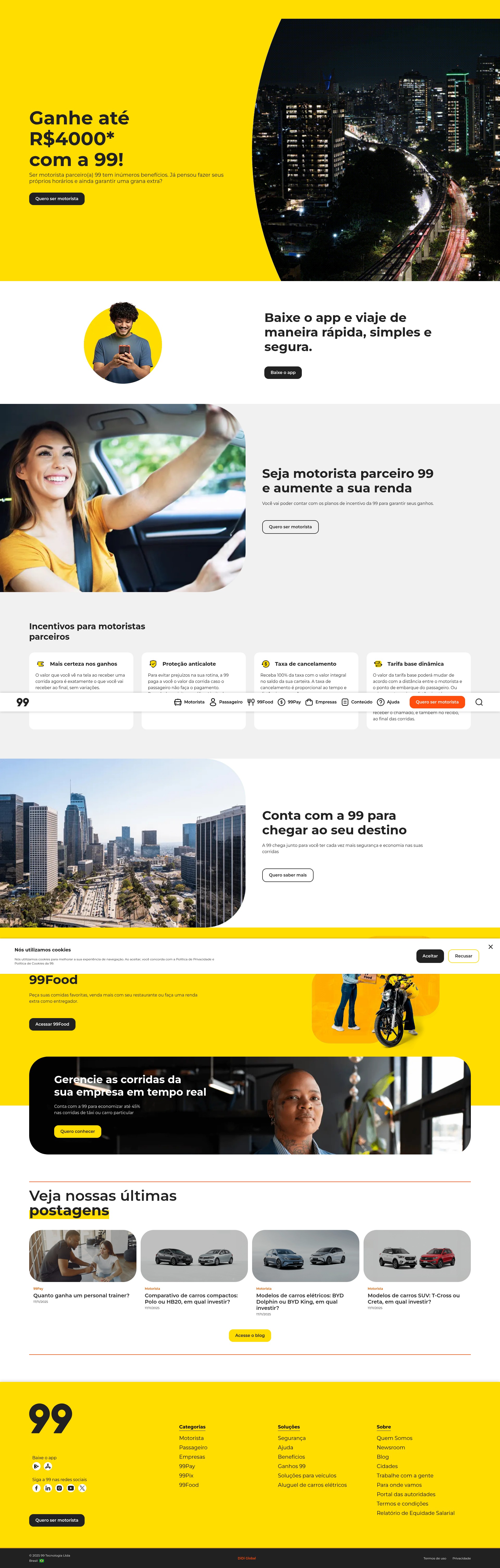 Screenshot of 99app.com