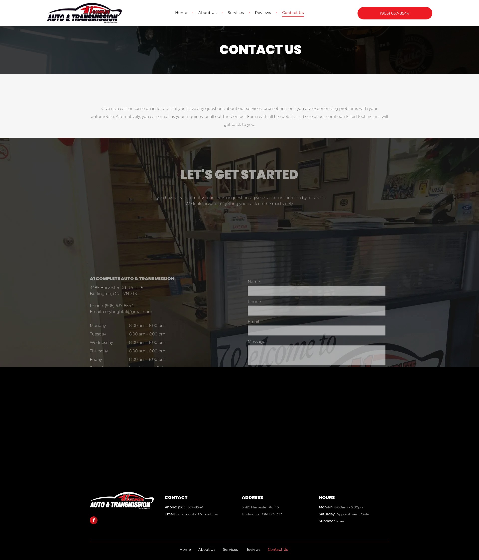 Screenshot of a1completeauto.com