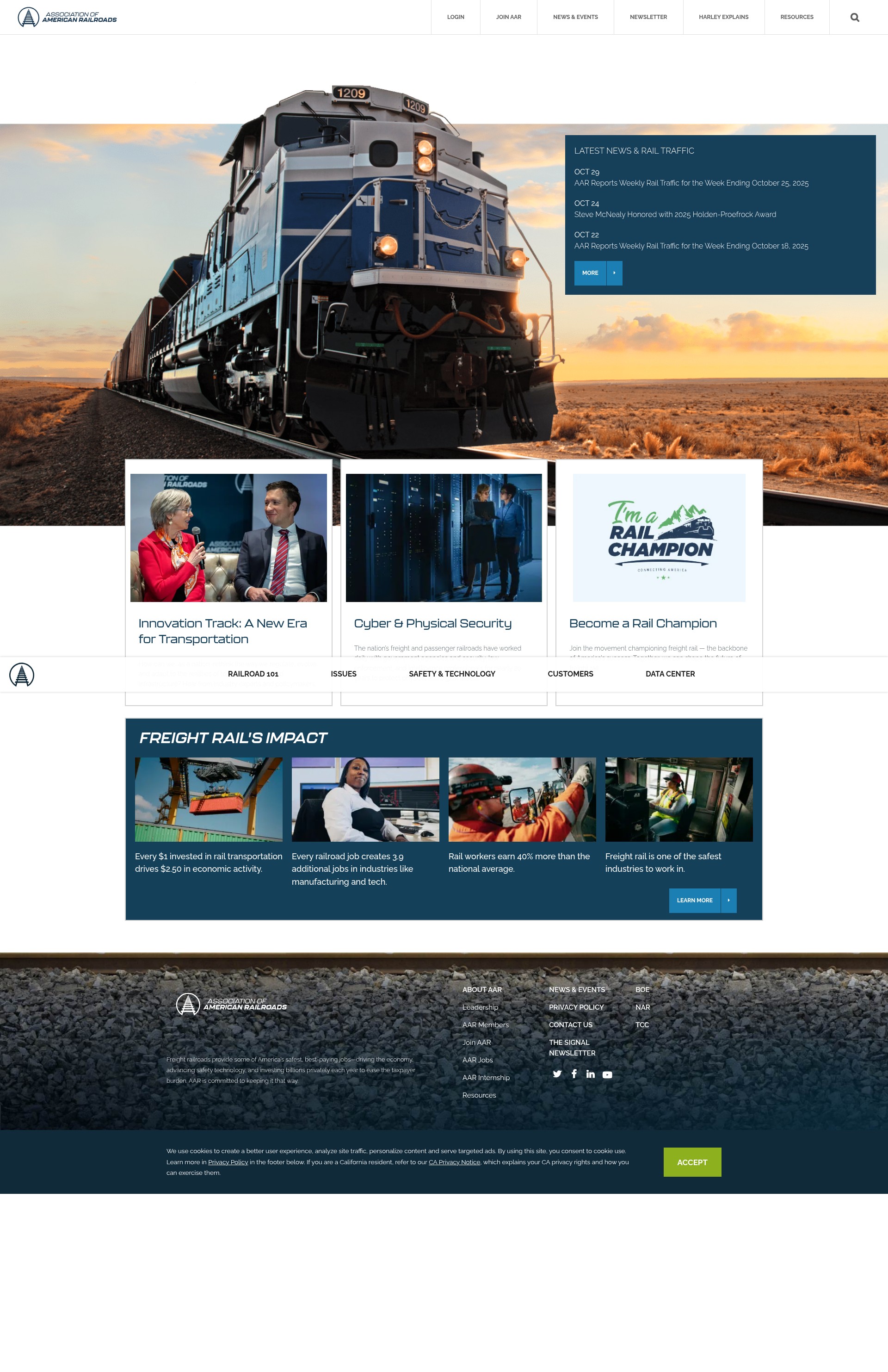 Screenshot of aar.org