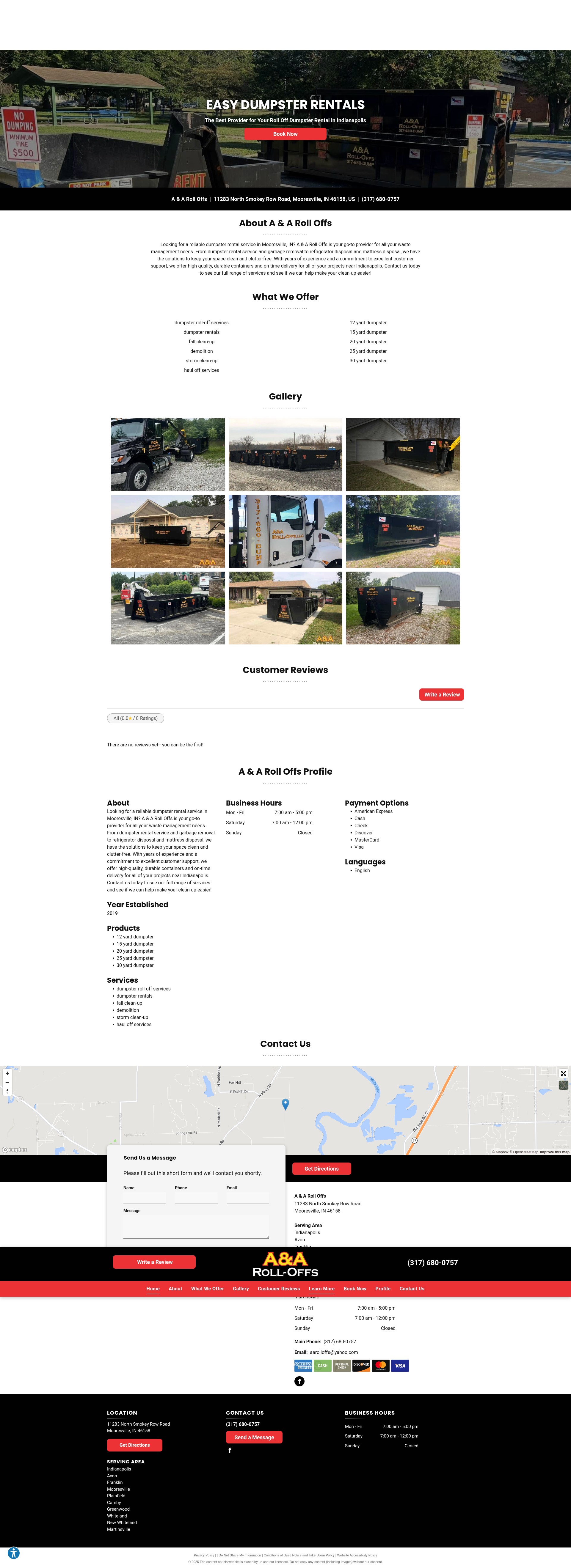 Screenshot of aarolloffsin.com