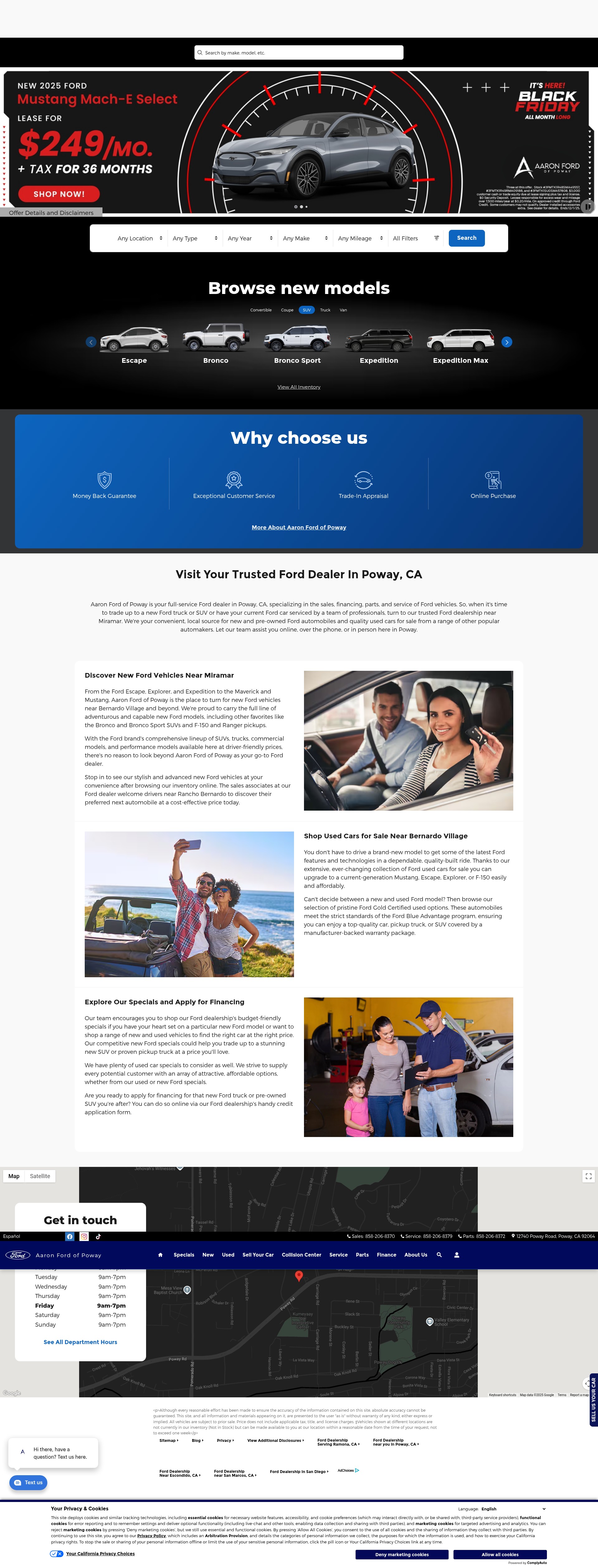 Screenshot of aaronfordofpoway.com