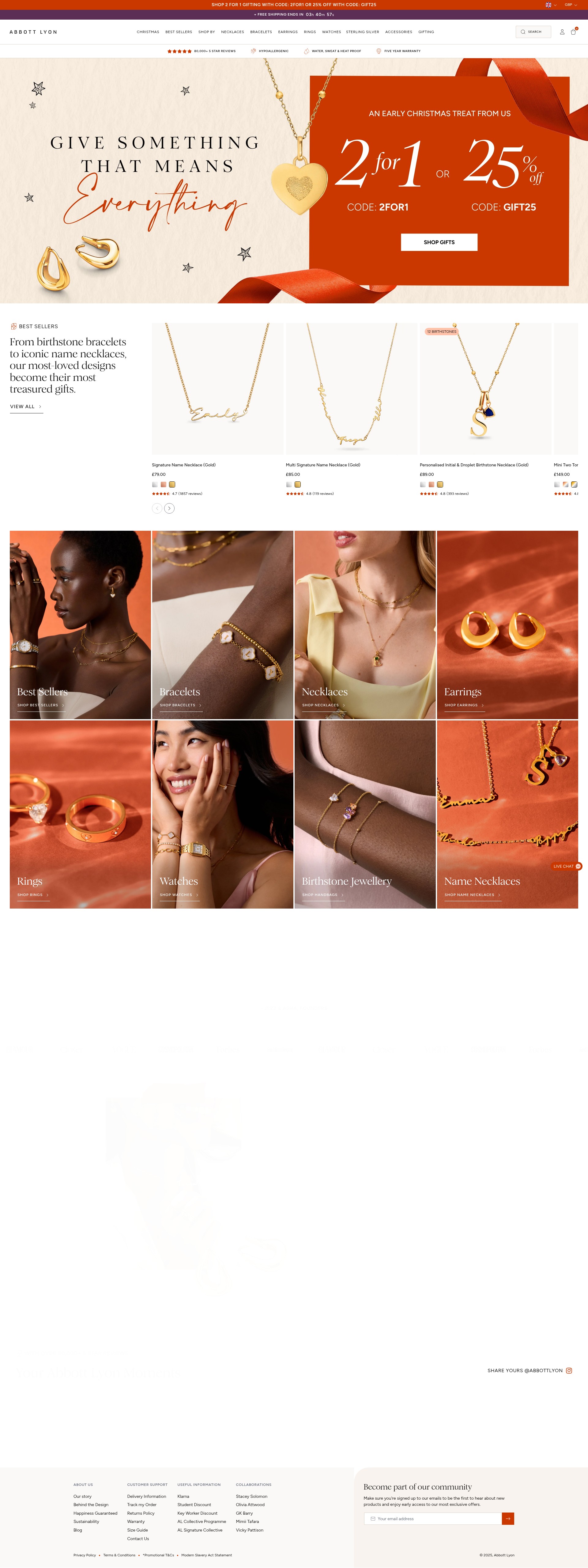 Screenshot of abbottlyon.com