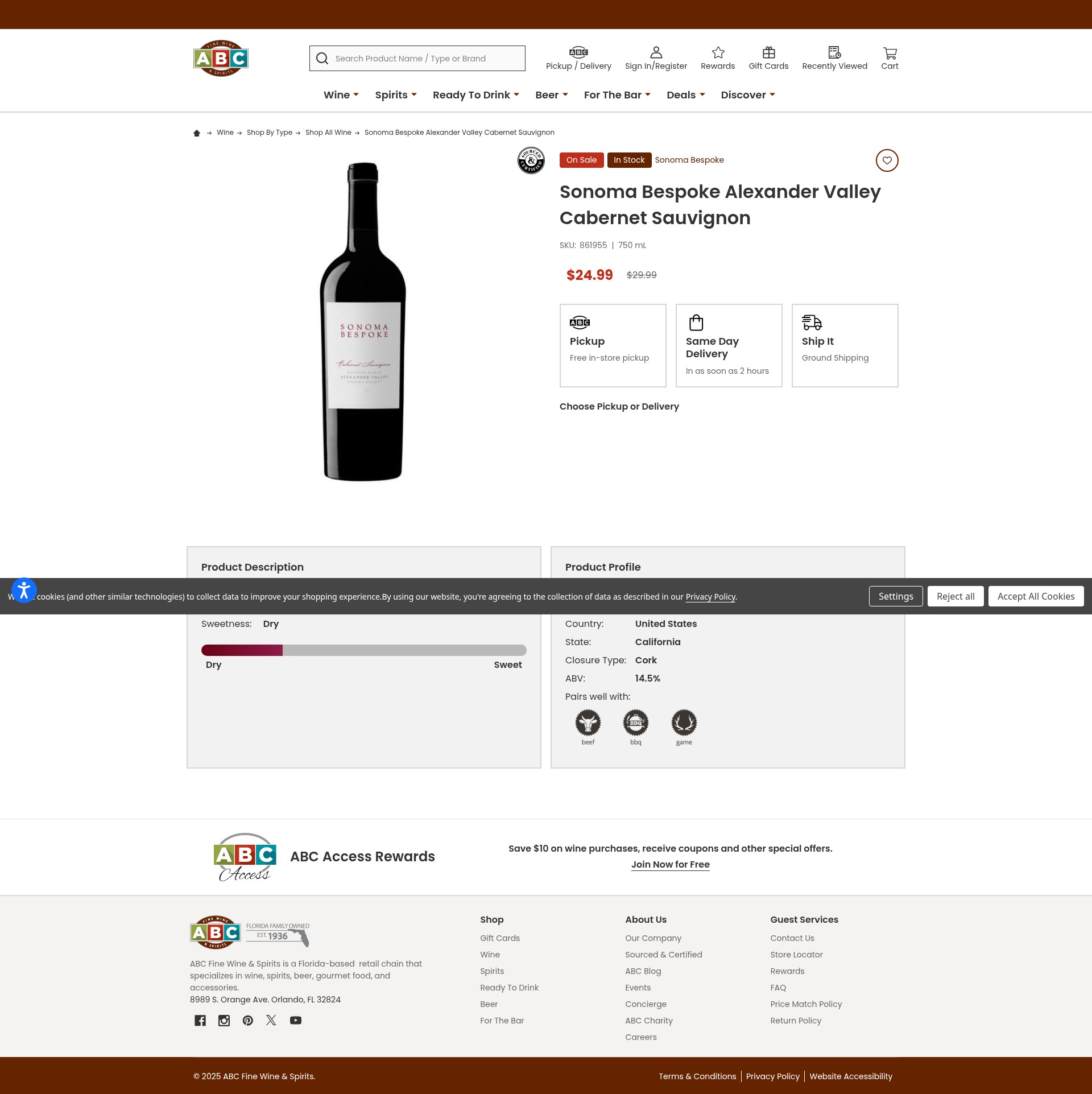 Screenshot of abcfws.com