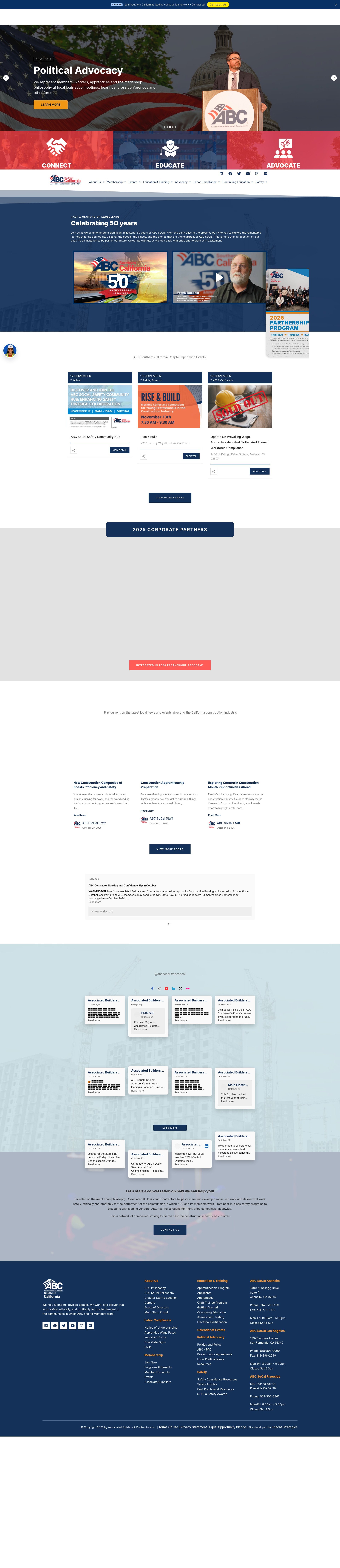Screenshot of abcsocal.org