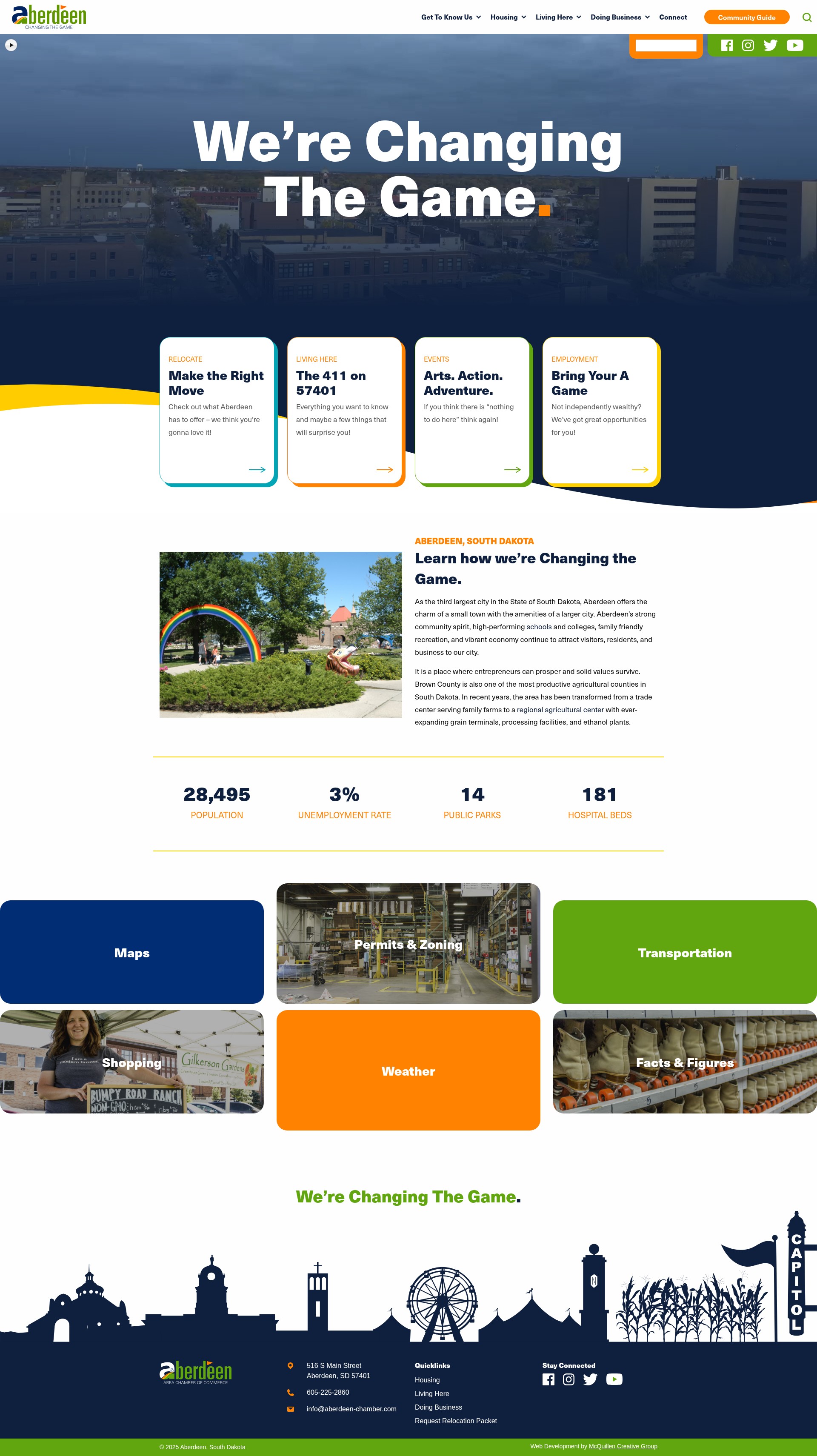 Screenshot of aberdeensd.com