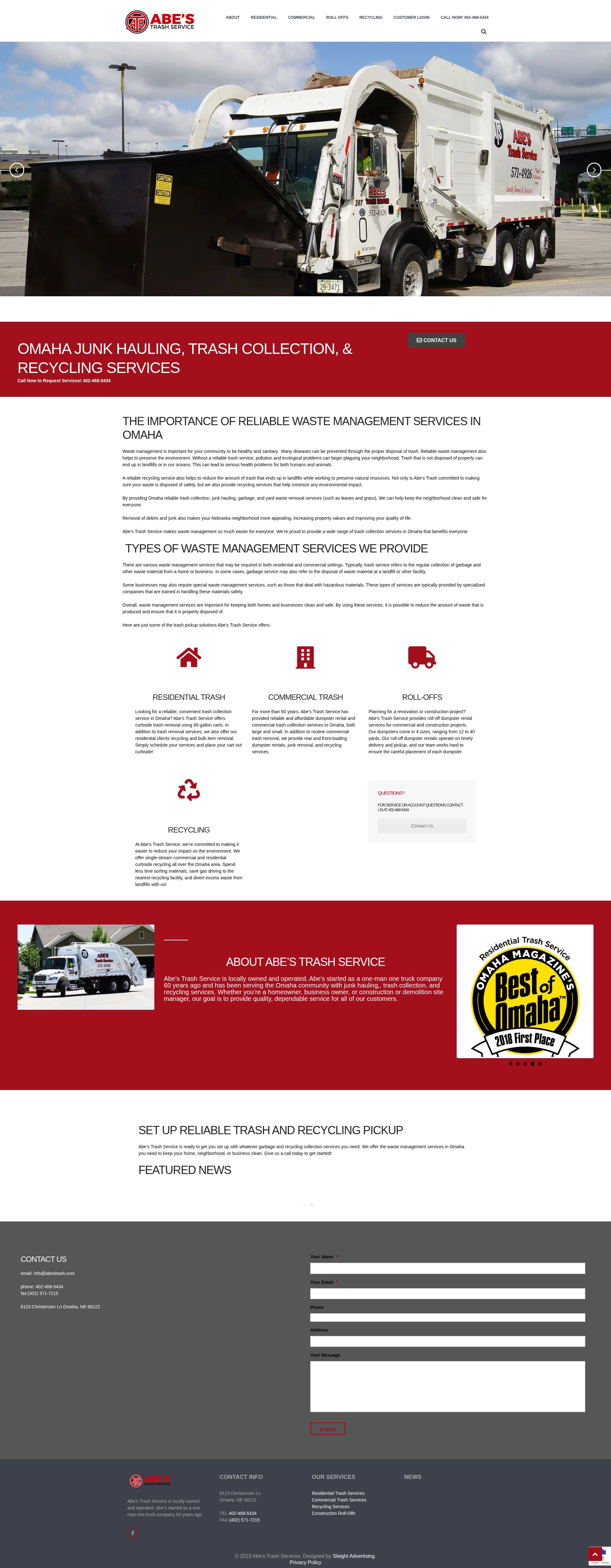Screenshot of abestrash.com
