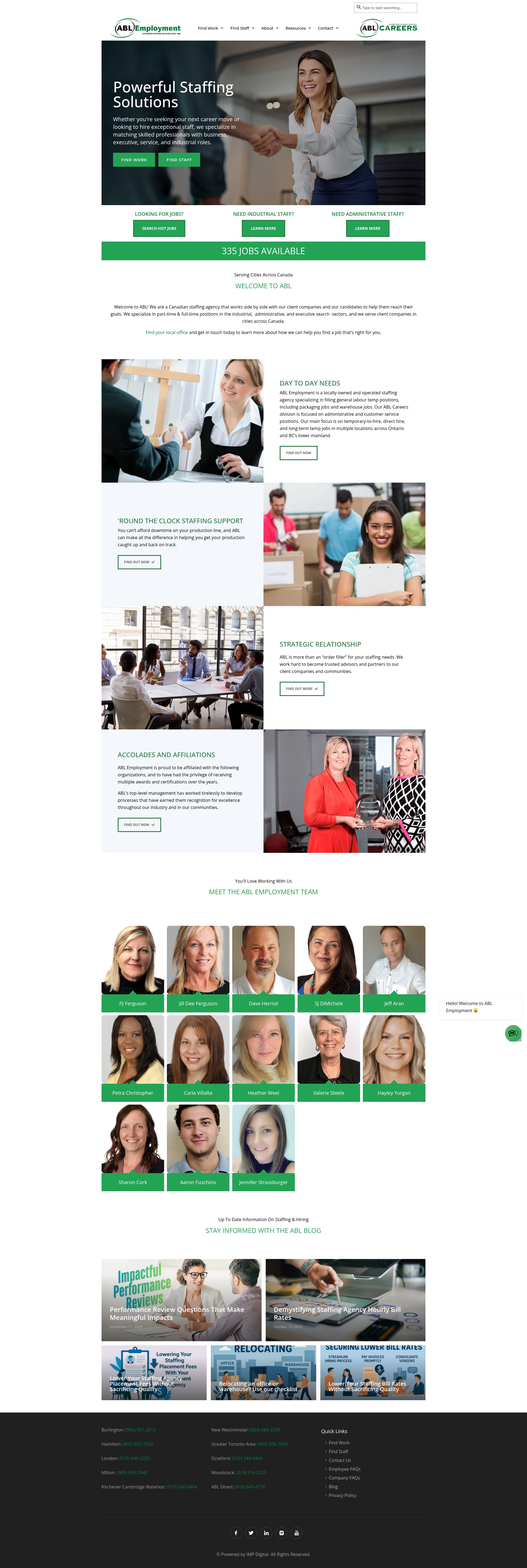 Screenshot of ablemployment.com