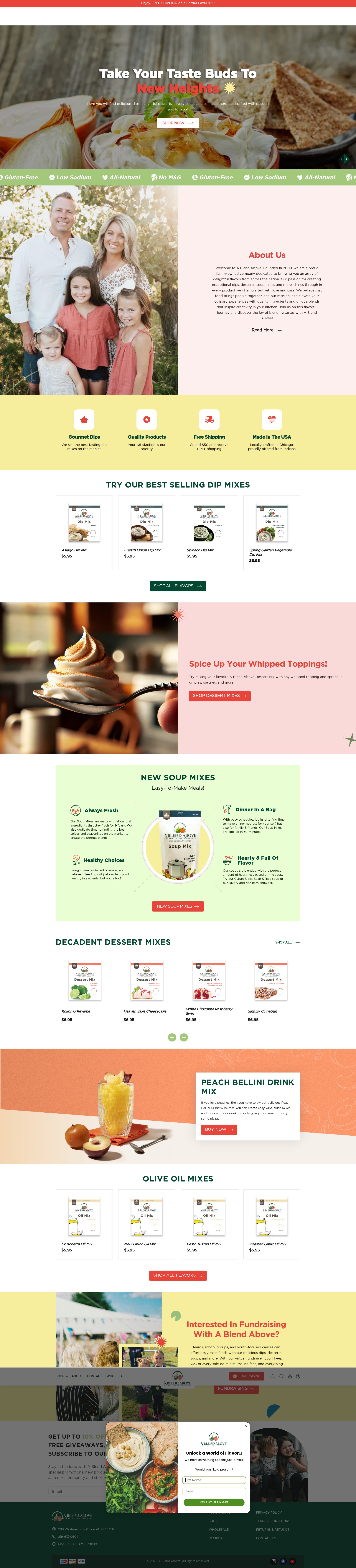 Screenshot of ablendabove.com