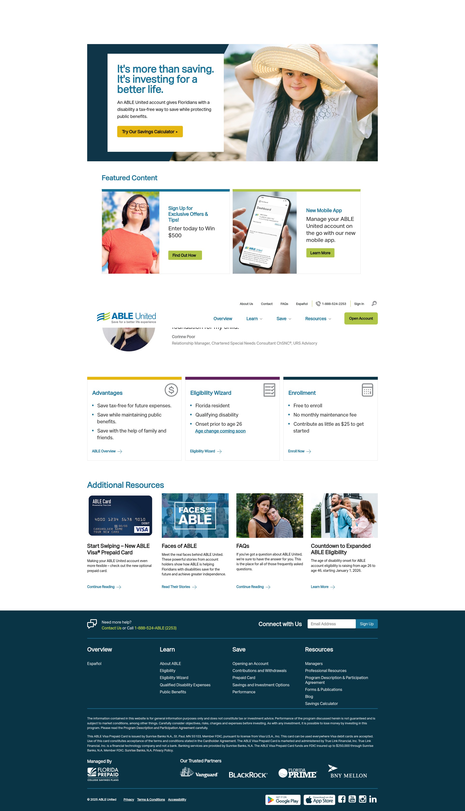 Screenshot of ableunited.com