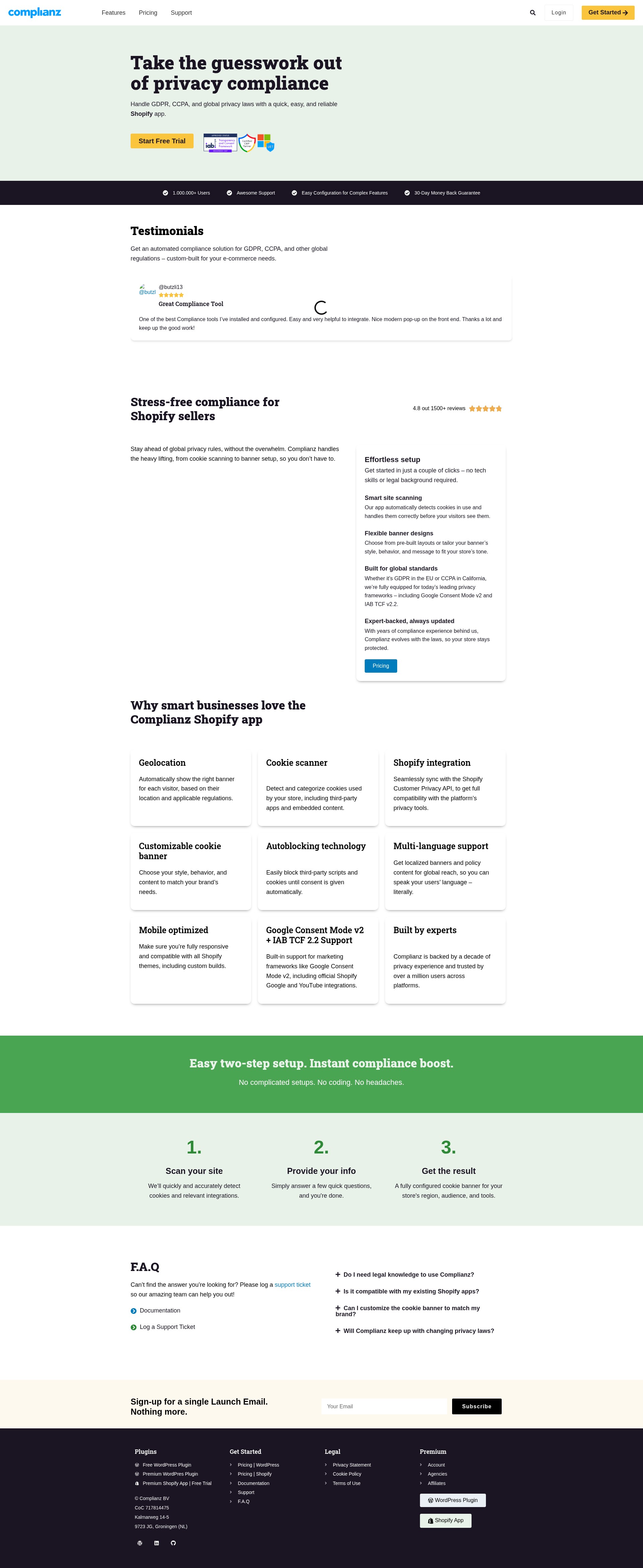 Screenshot of absina.com