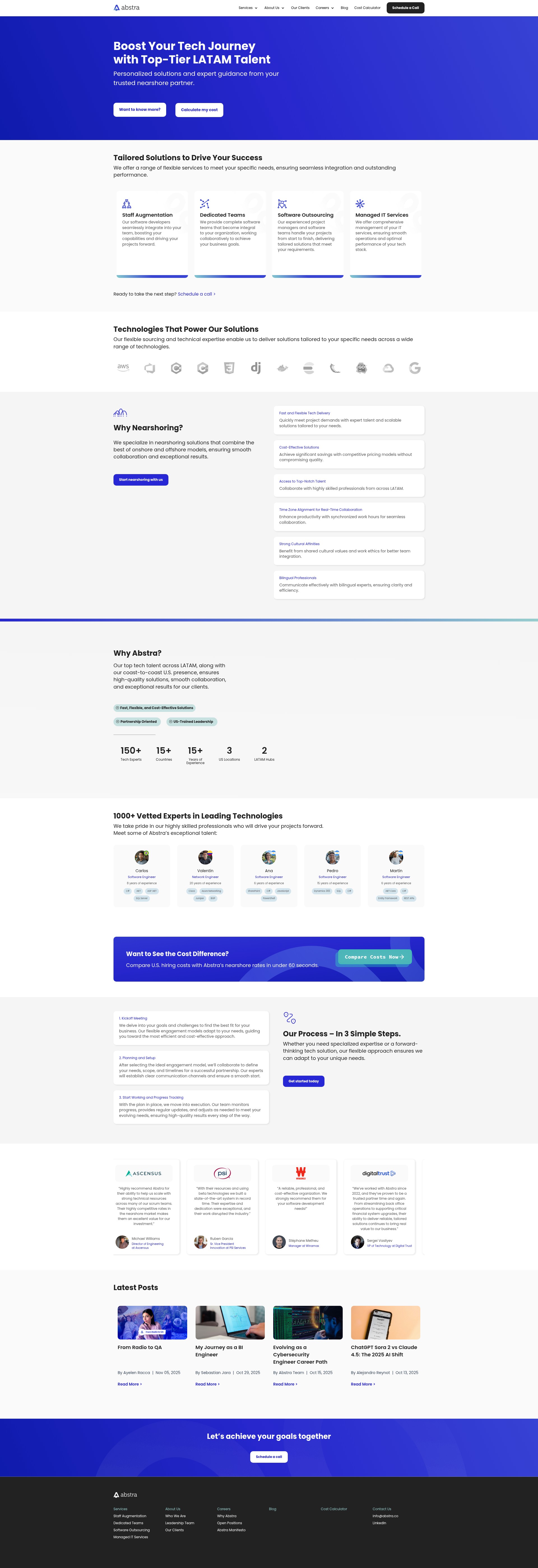 Screenshot of abstra.co
