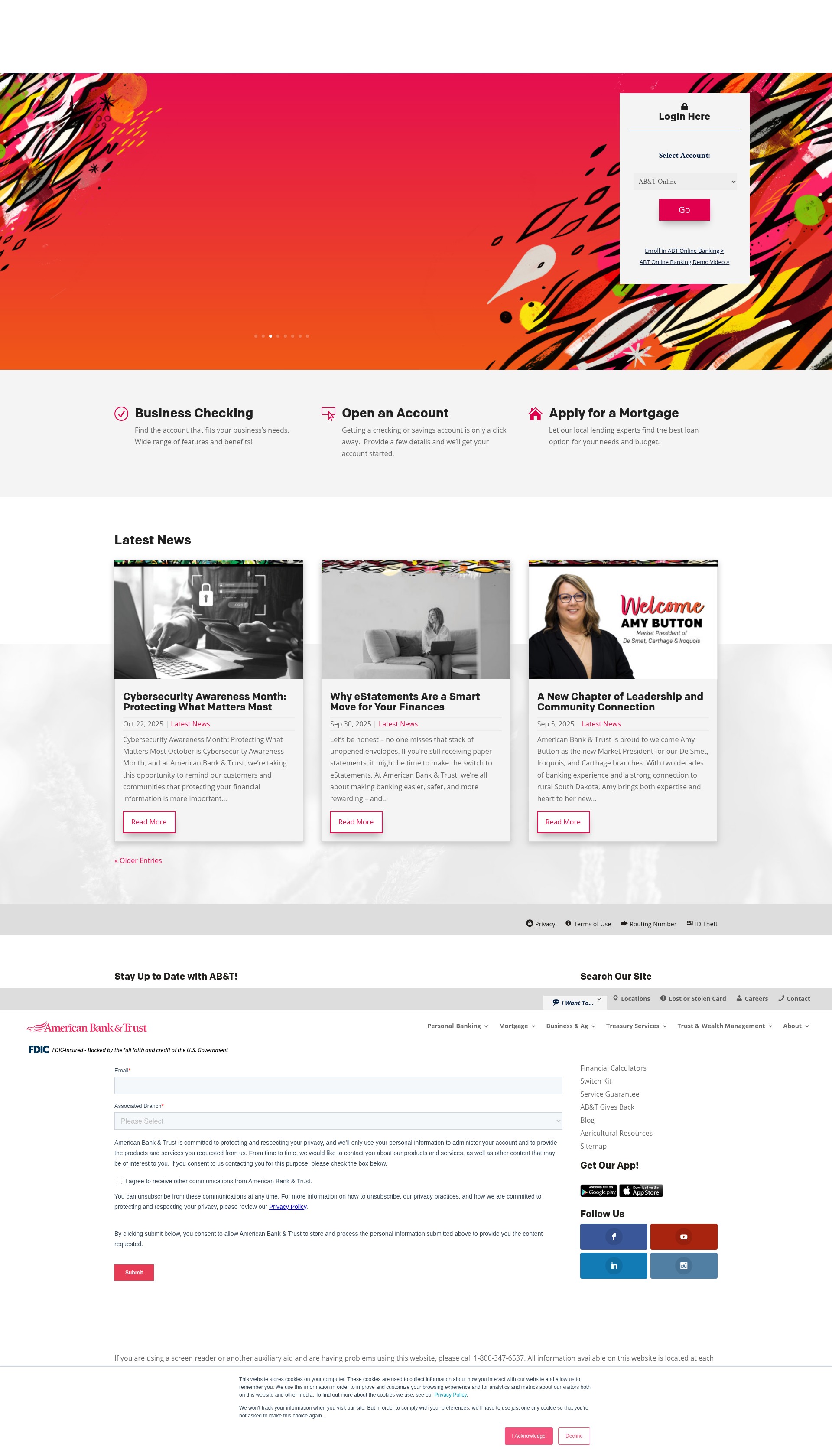 Screenshot of abt.bank