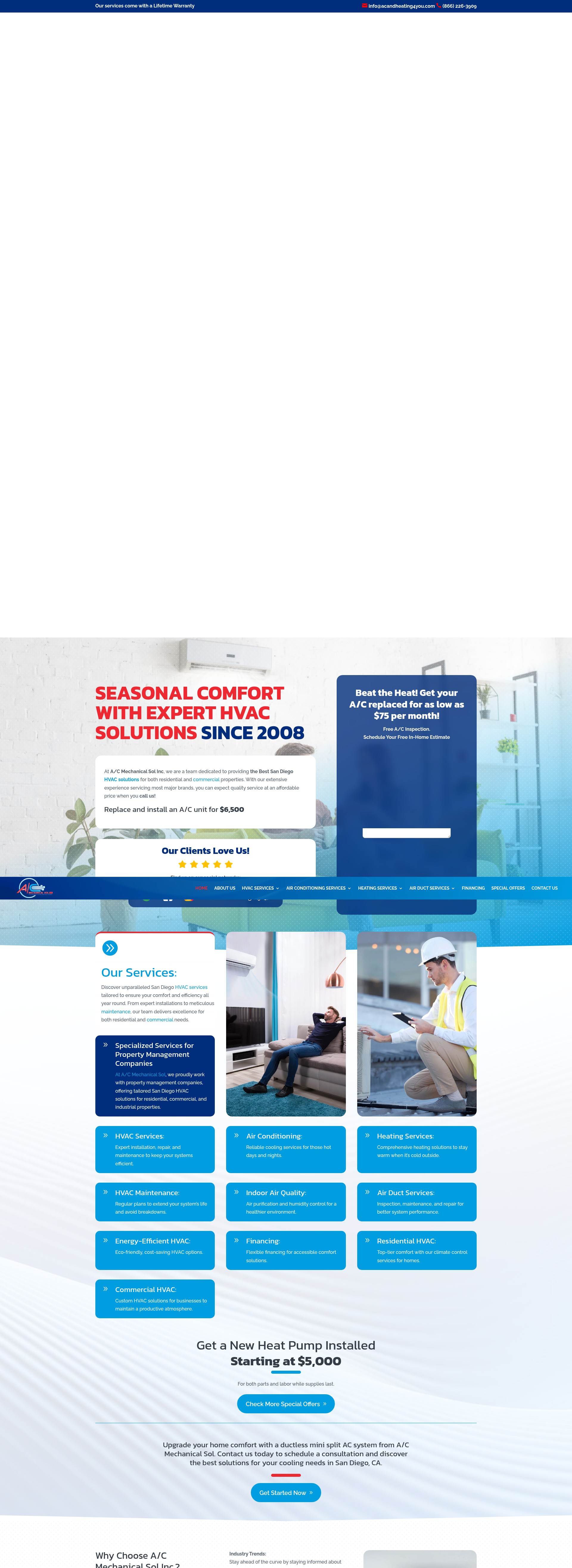 Screenshot of acandheating4you.com