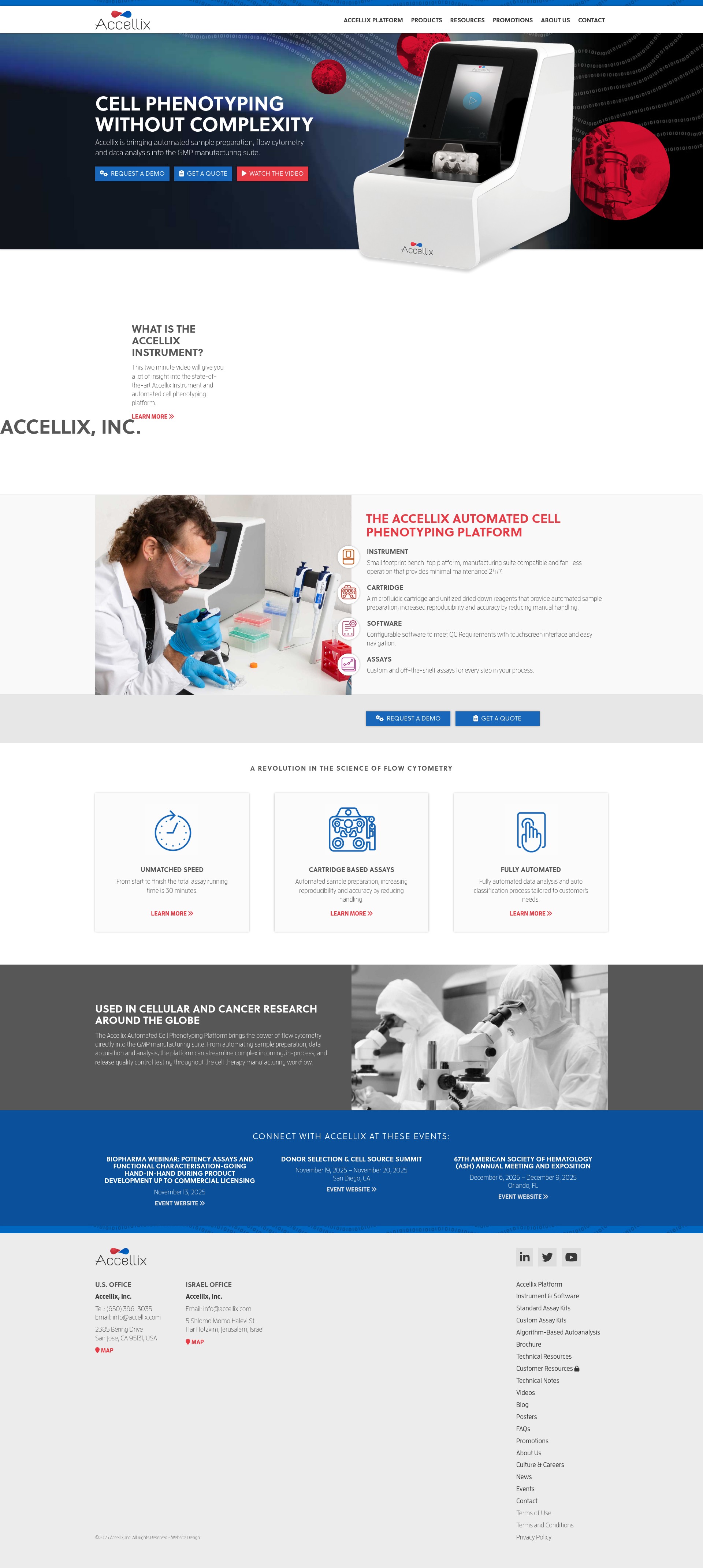Screenshot of accellix.com