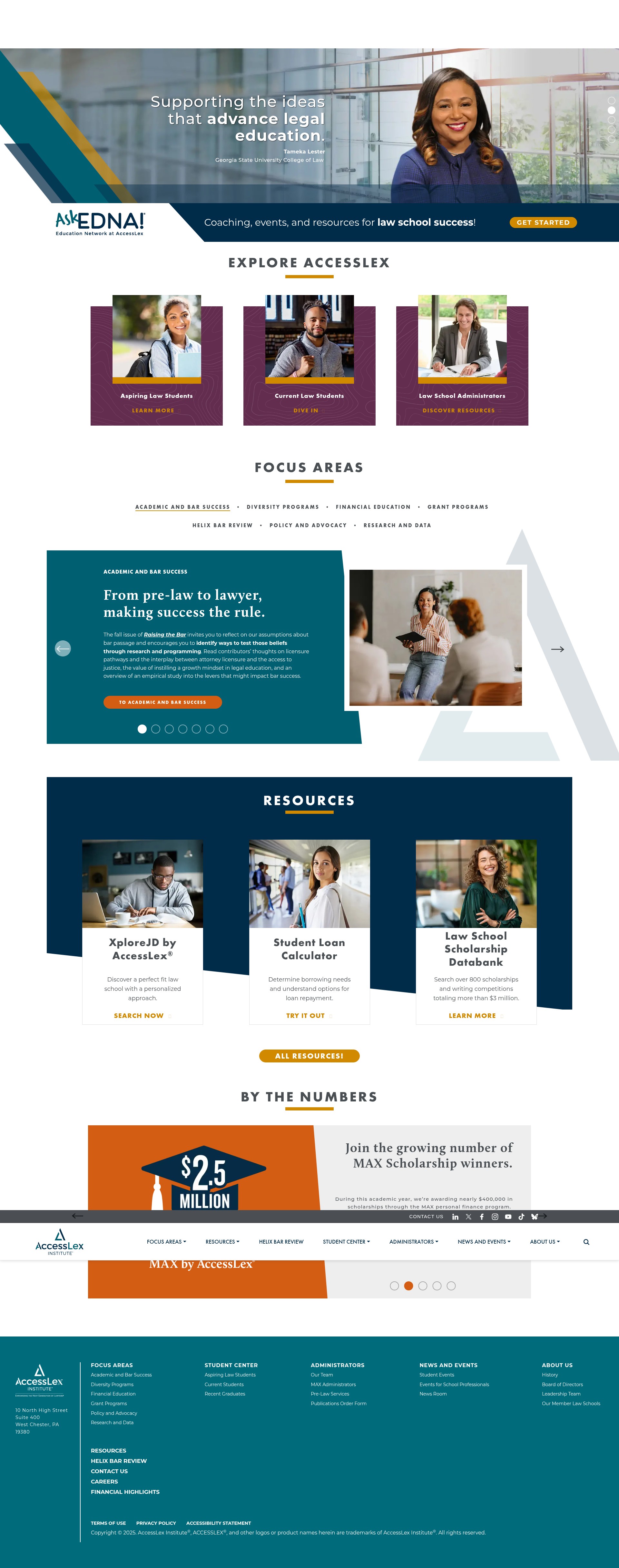 Screenshot of accesslex.org