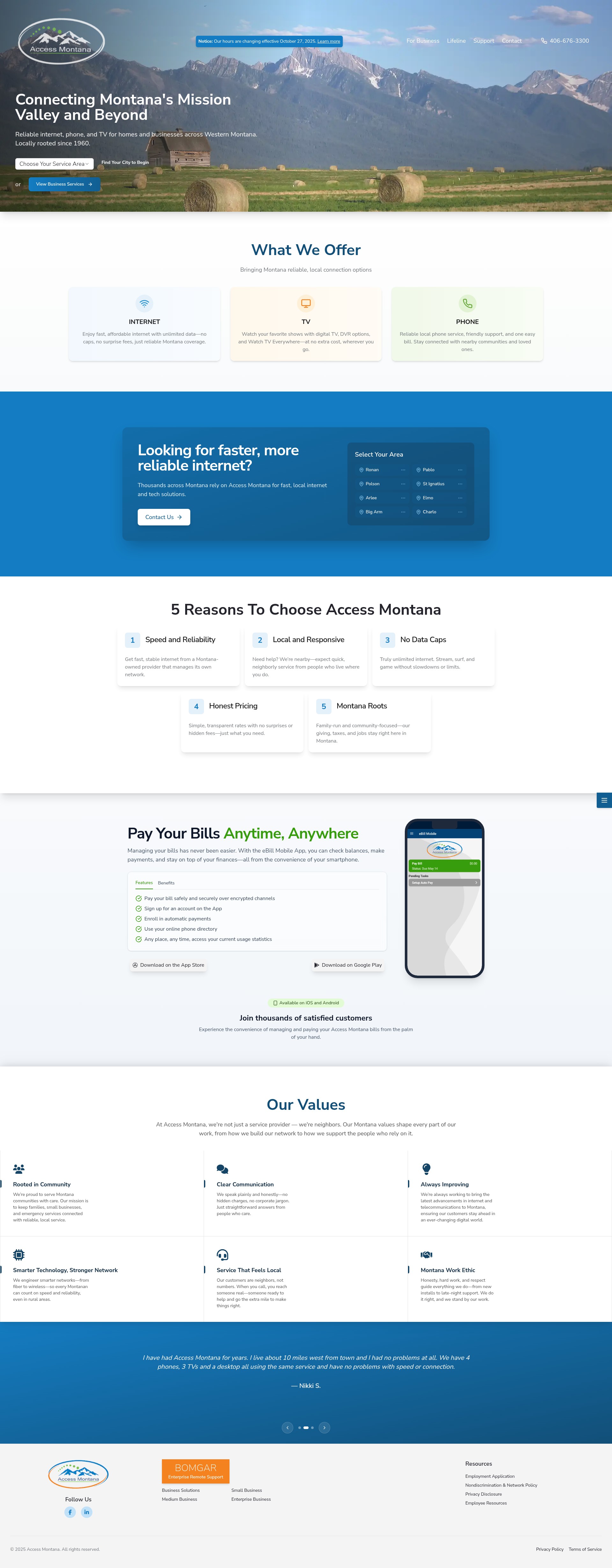 Screenshot of accessmontana.com