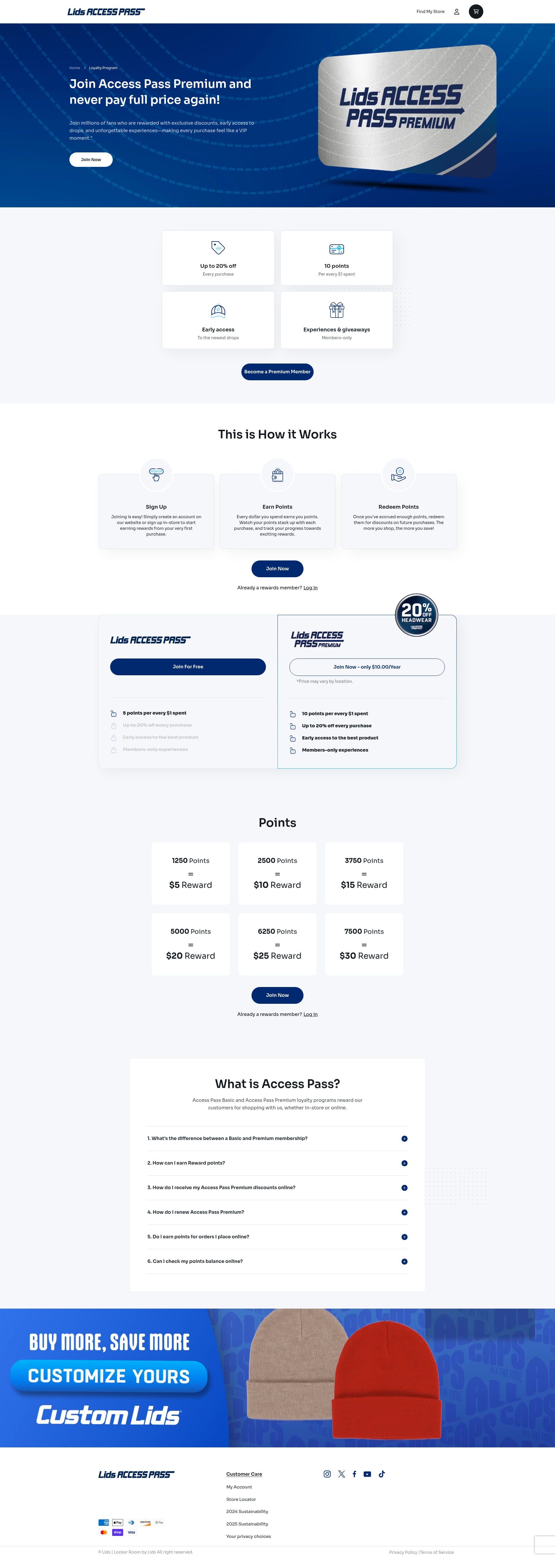 Screenshot of accesspassloyalty.com