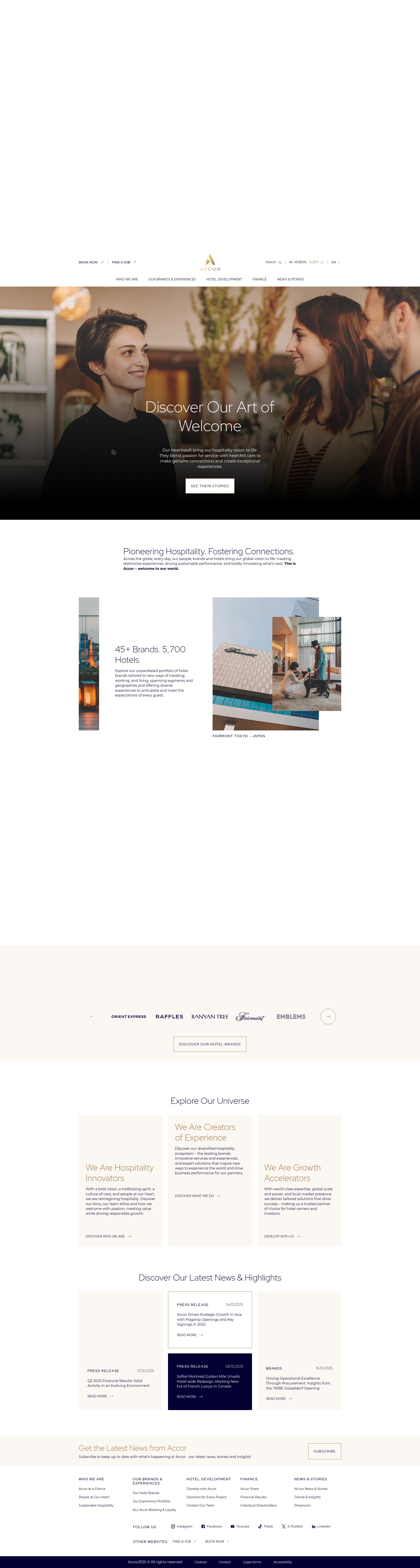 Screenshot of accor.com