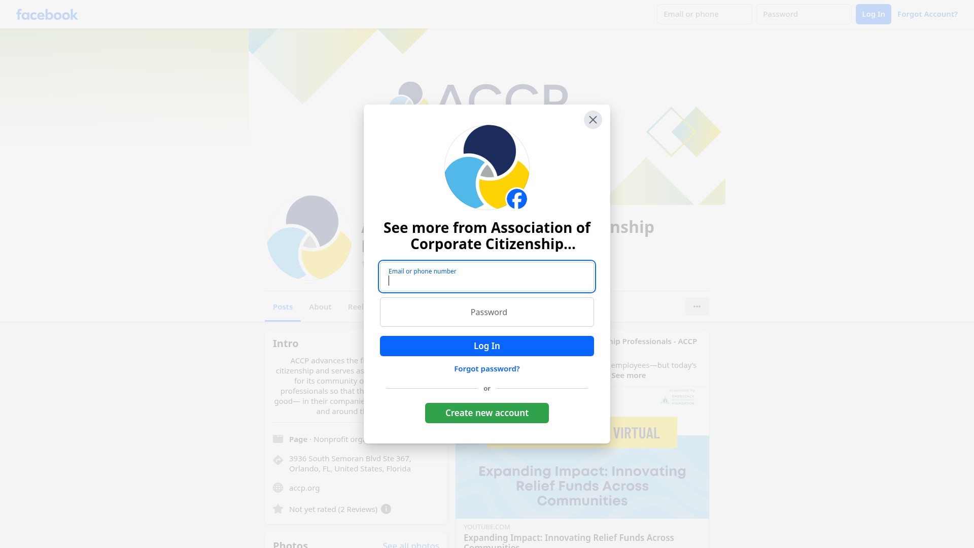 Screenshot of accp.org