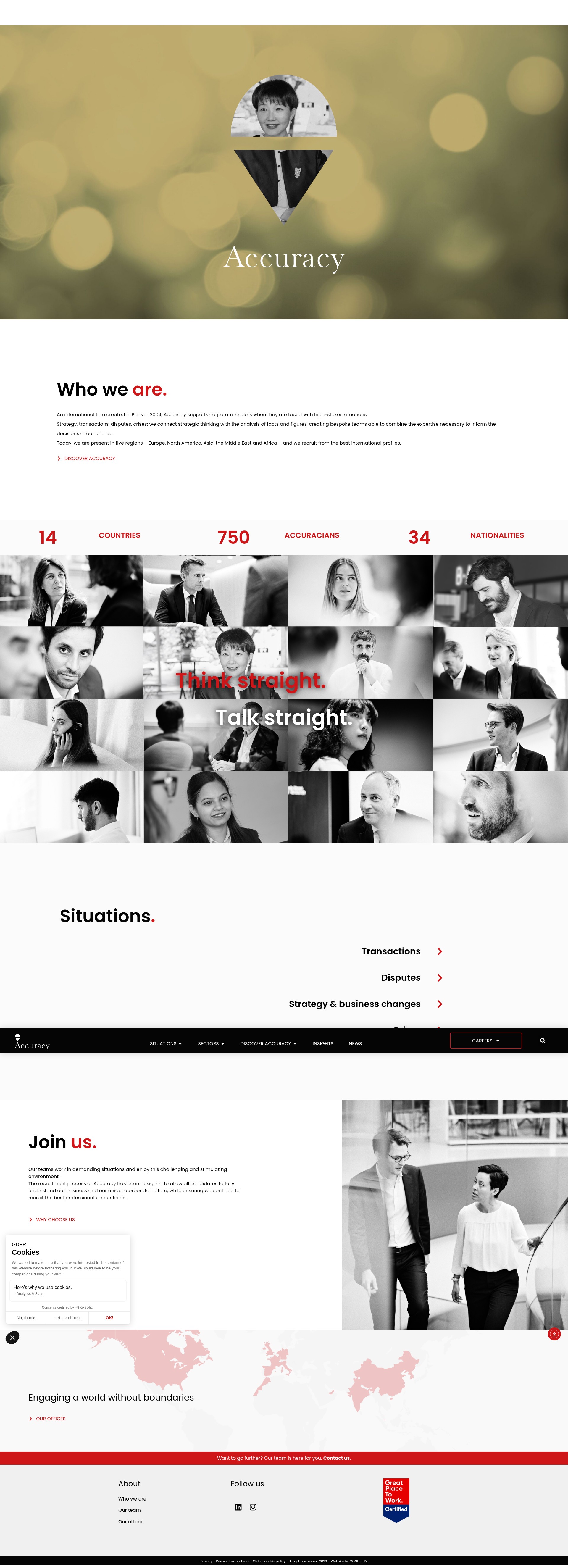 Screenshot of accuracy.com