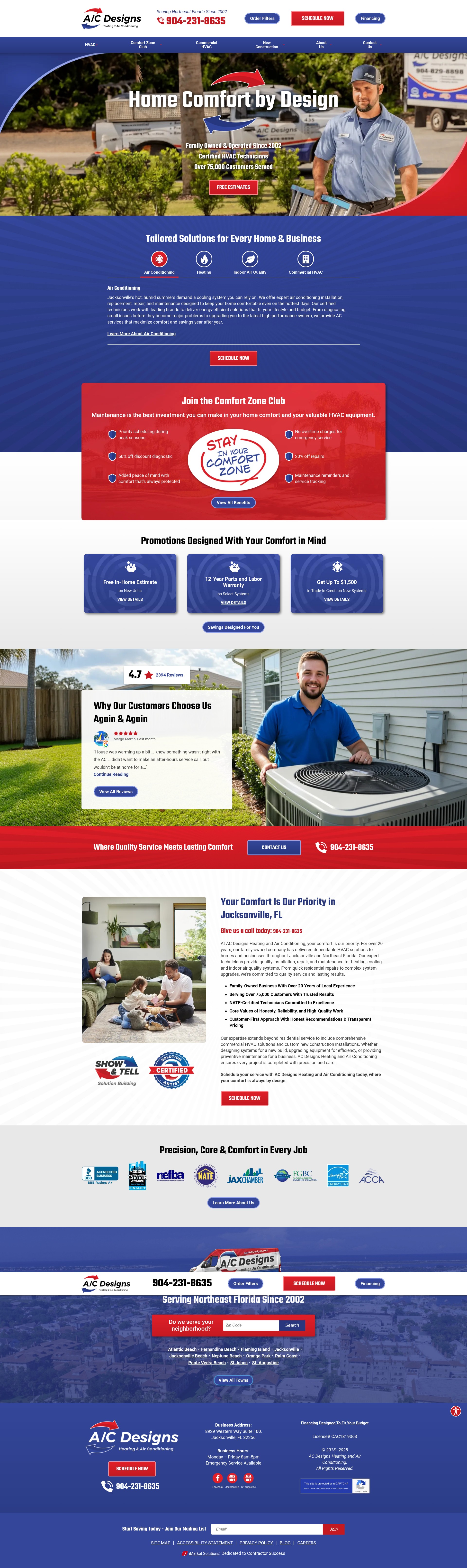 Screenshot of acdesignsinc.net