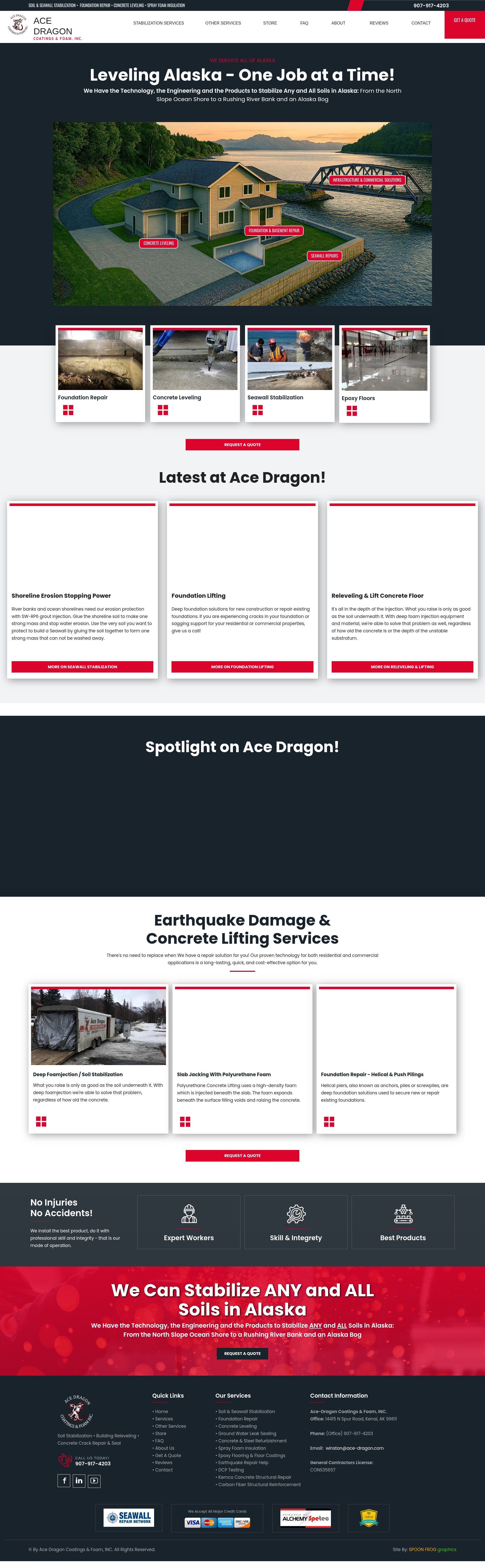 Screenshot of ace-dragon.com