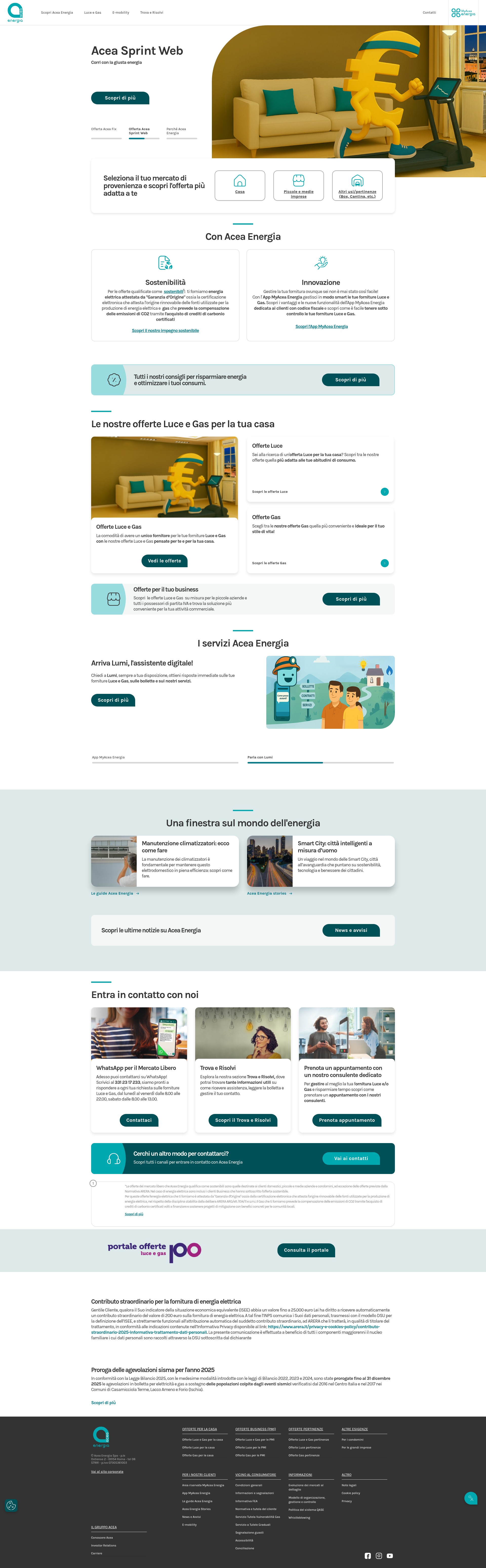 Screenshot of acea.it