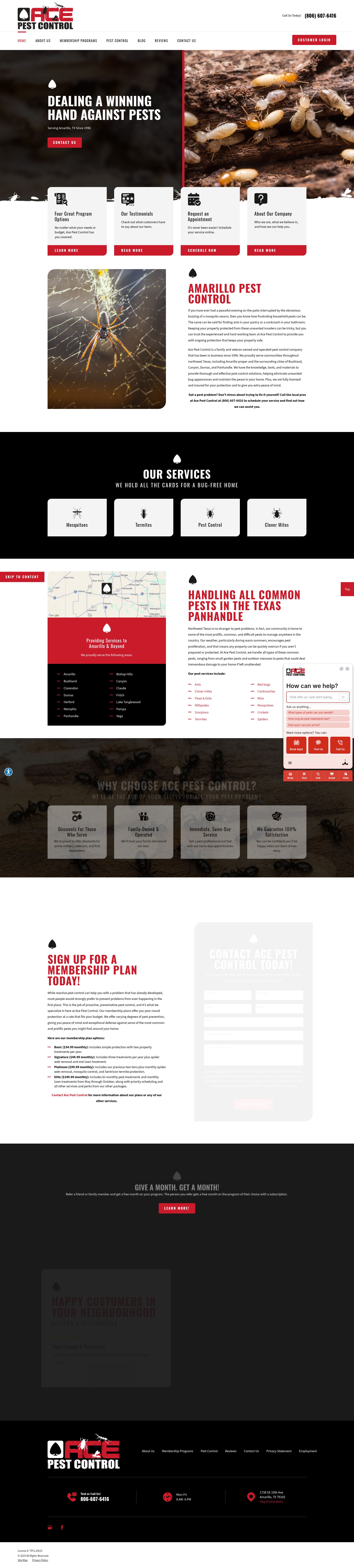 Screenshot of acepestcontrol.pro