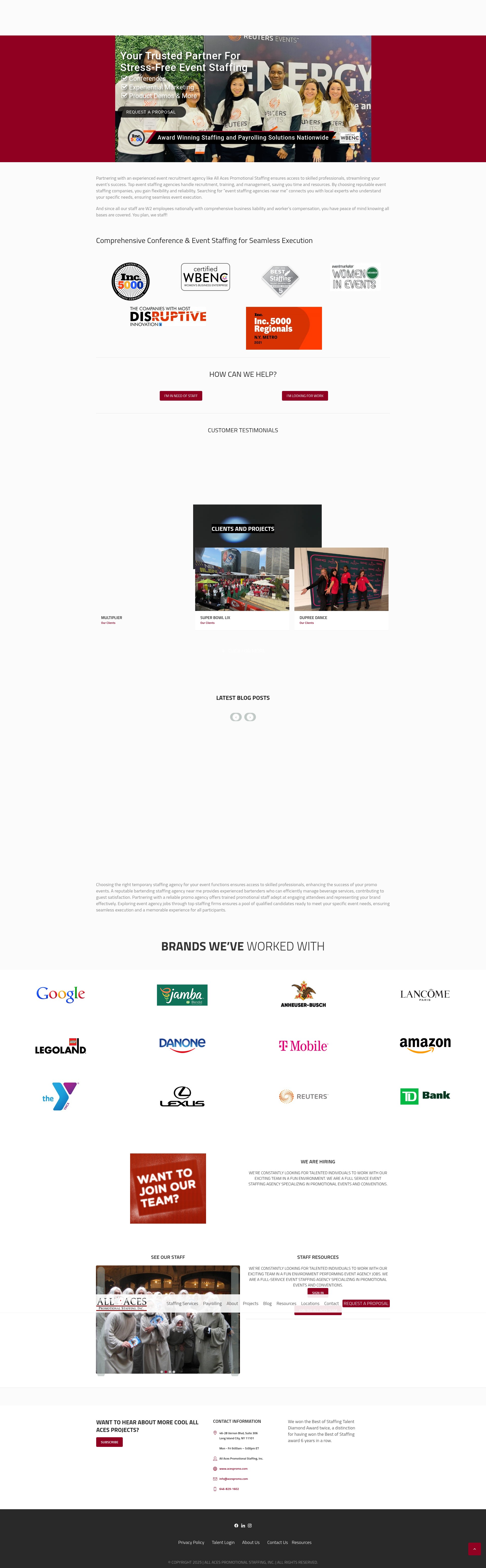 Screenshot of acespromo.com