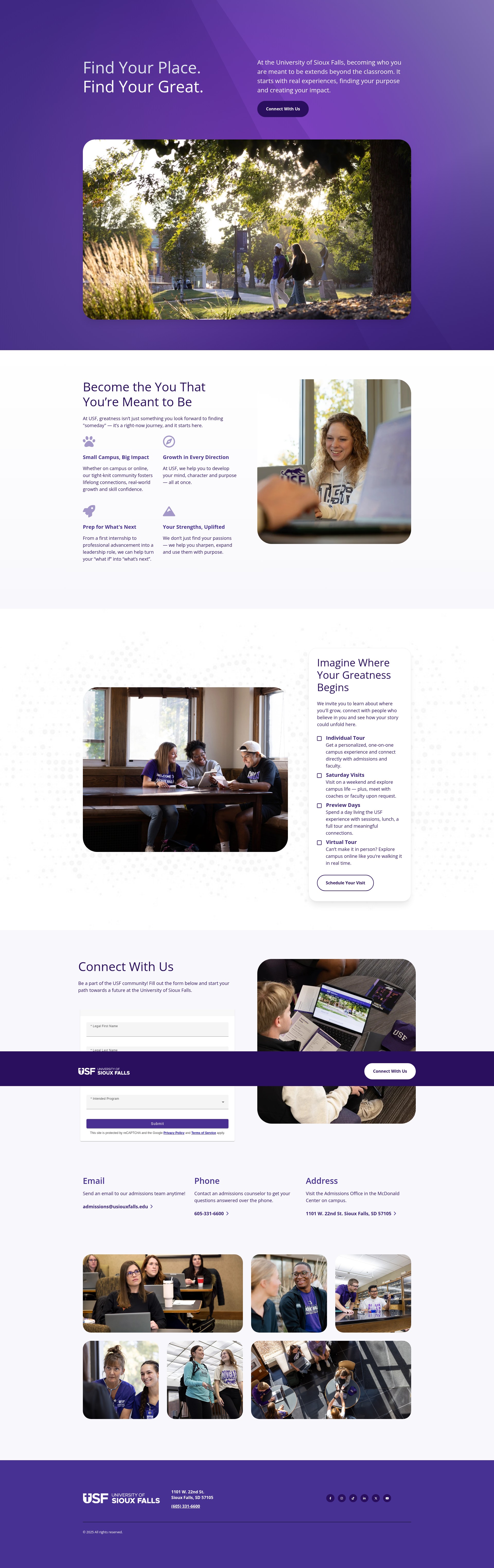 Screenshot of achieve.usiouxfalls.com