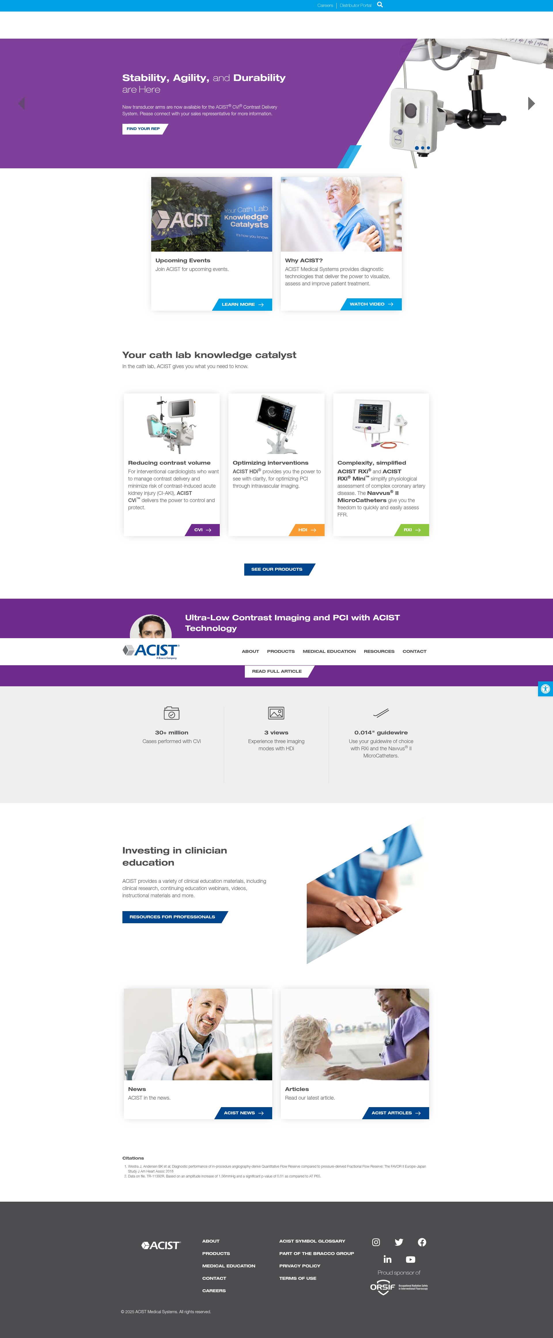 Screenshot of acist.com