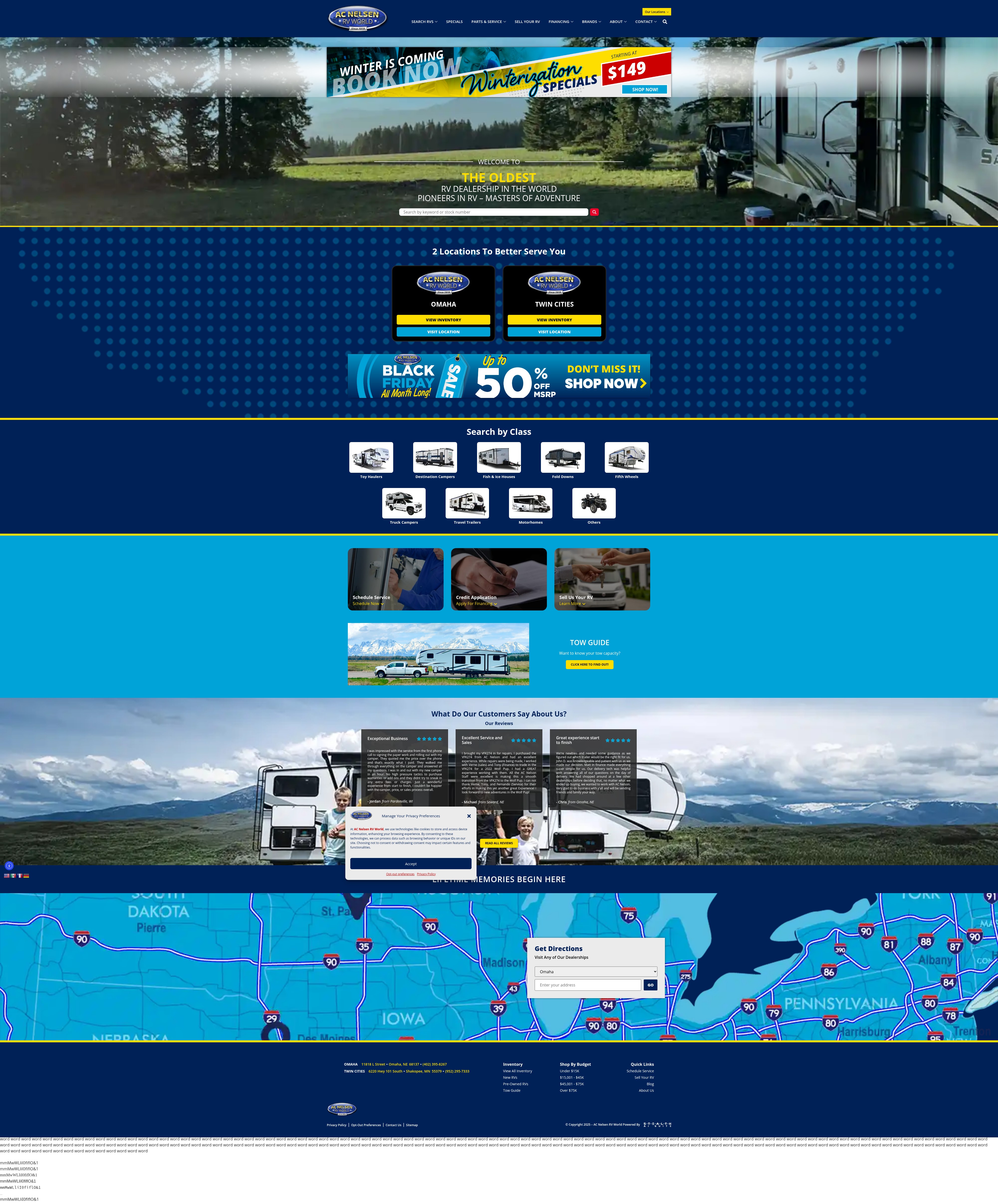 Screenshot of acnrv.com