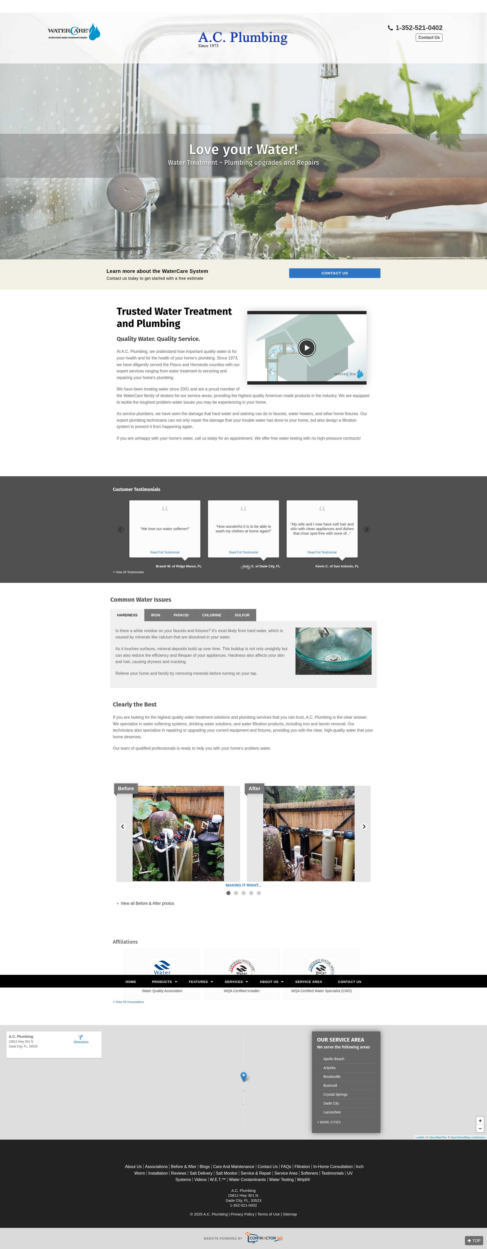 Screenshot of acplumbingfl.com