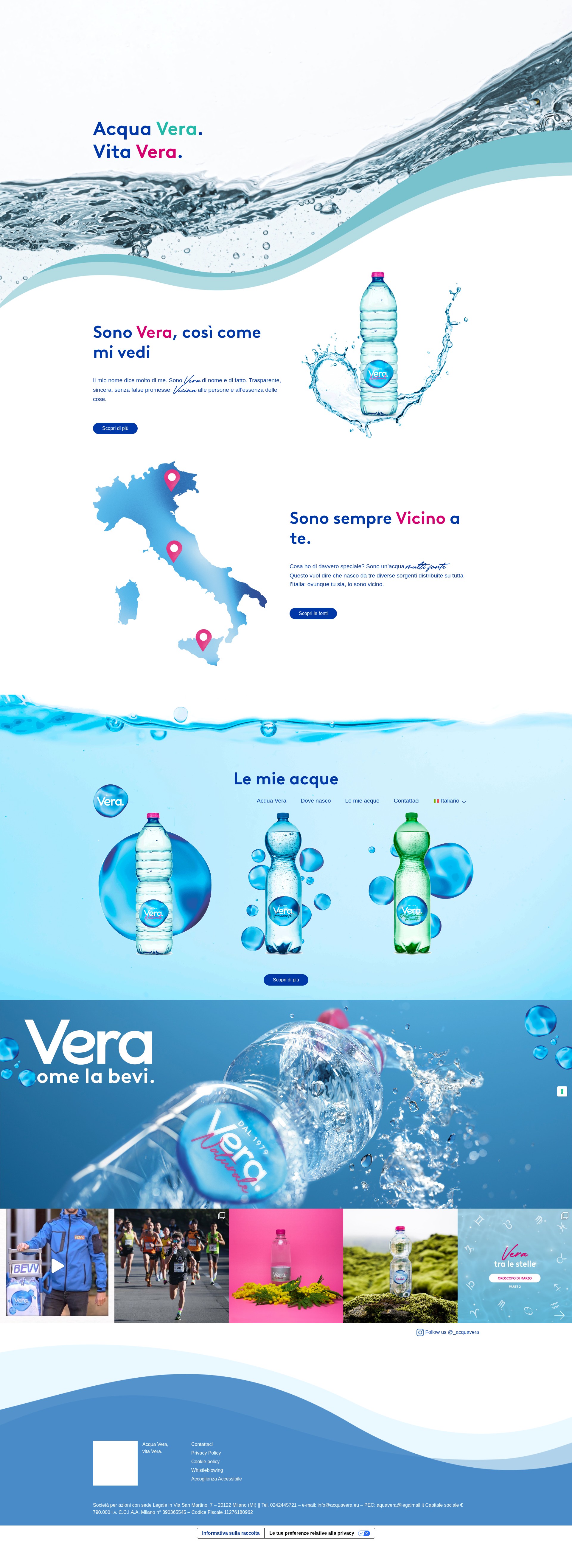 Screenshot of acquavera.eu