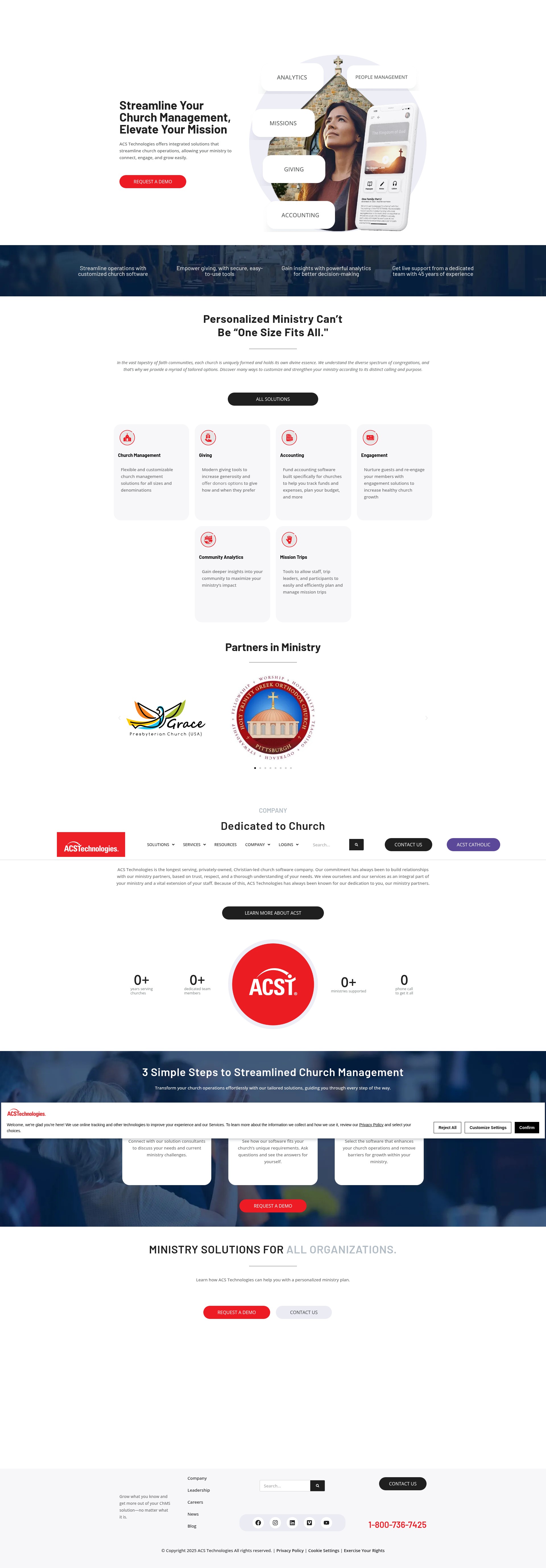 Screenshot of acstechnologies.com