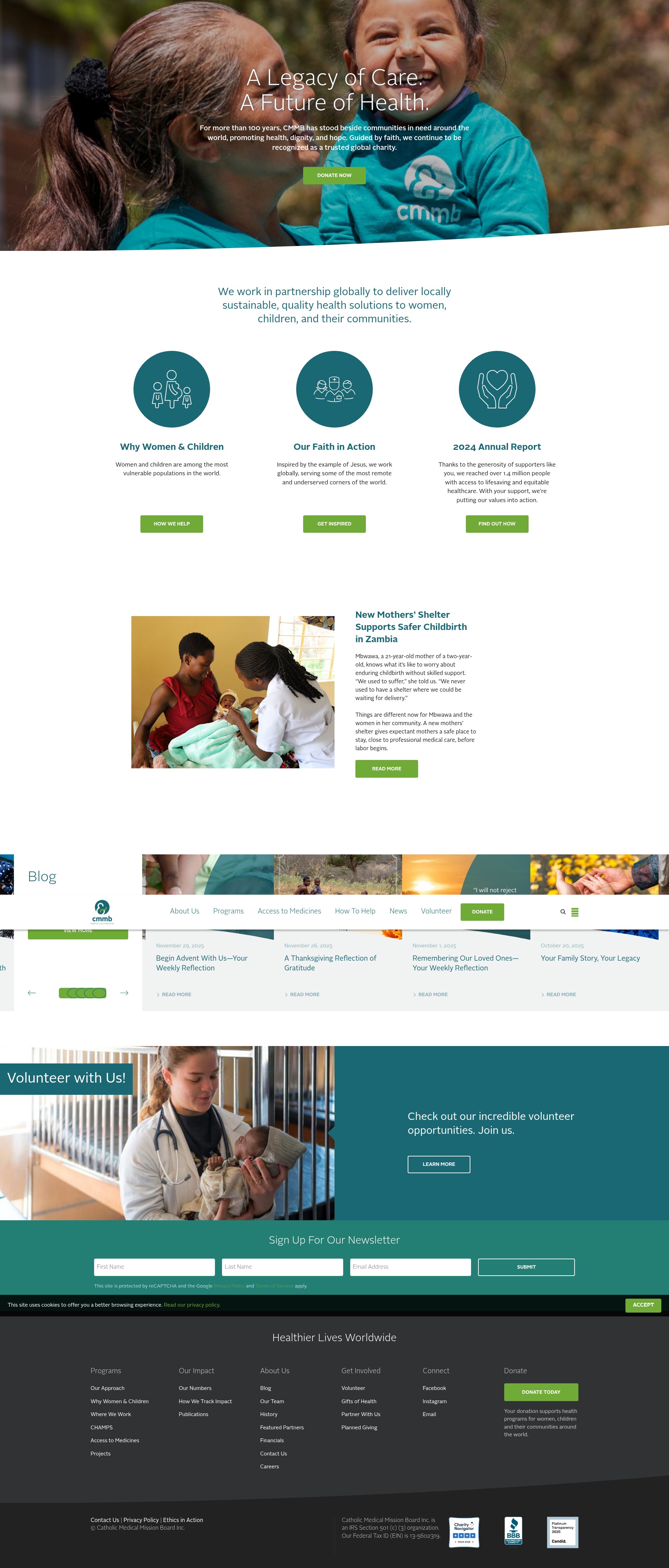 Screenshot of act.cmmb.org