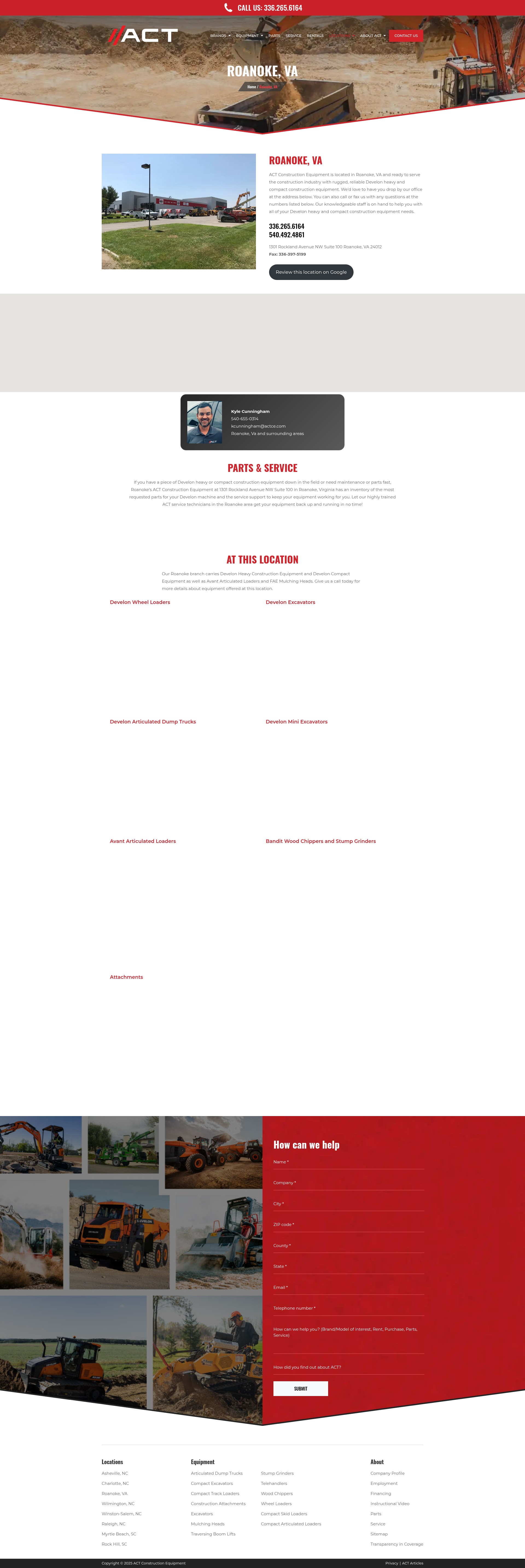 Screenshot of actce.com