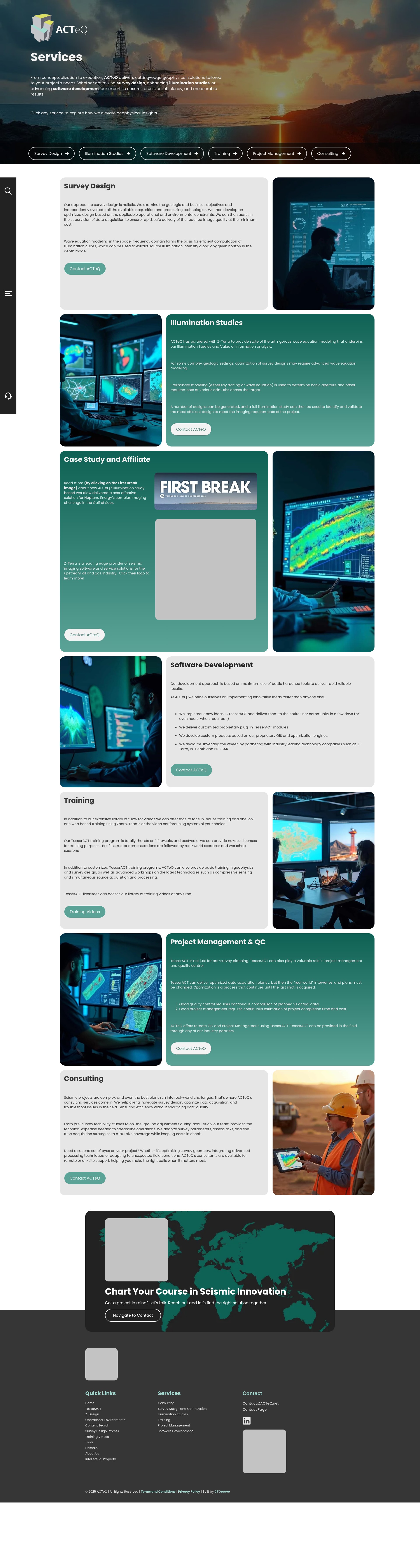 Screenshot of acteq.net