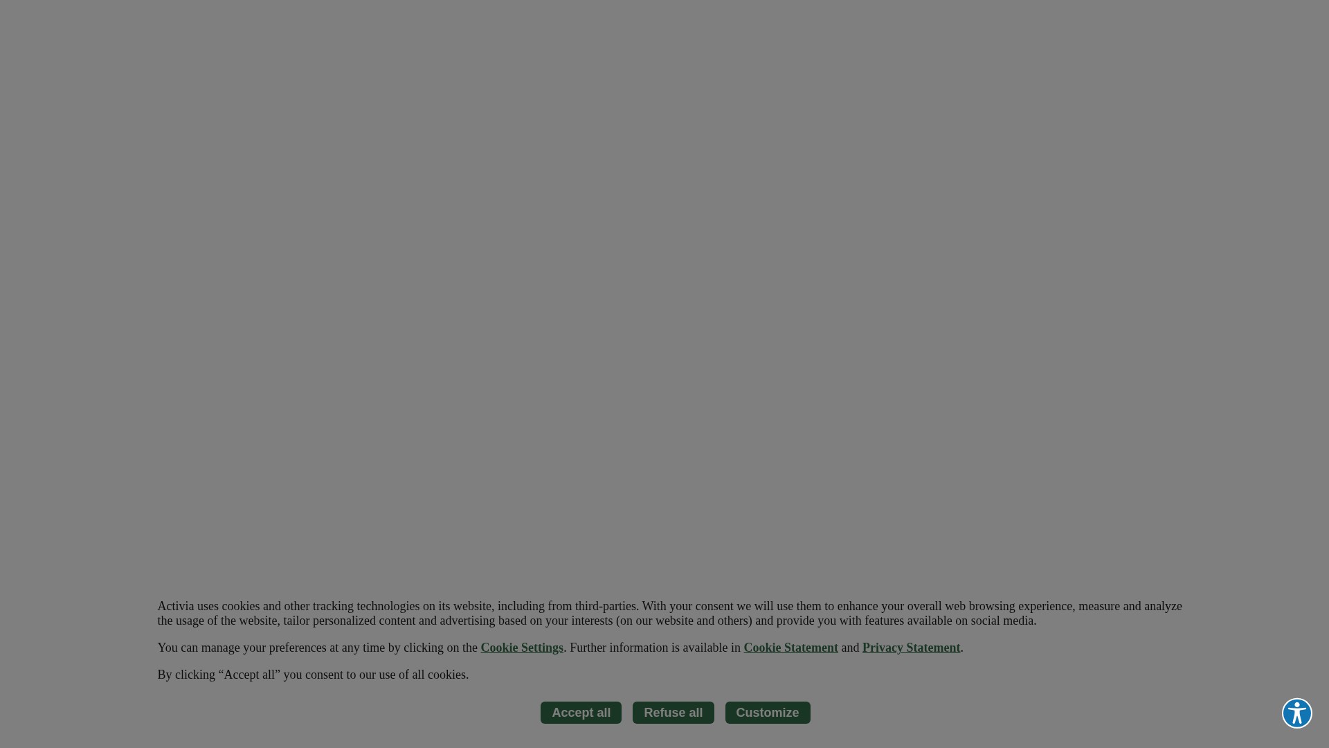 Screenshot of activia.ca