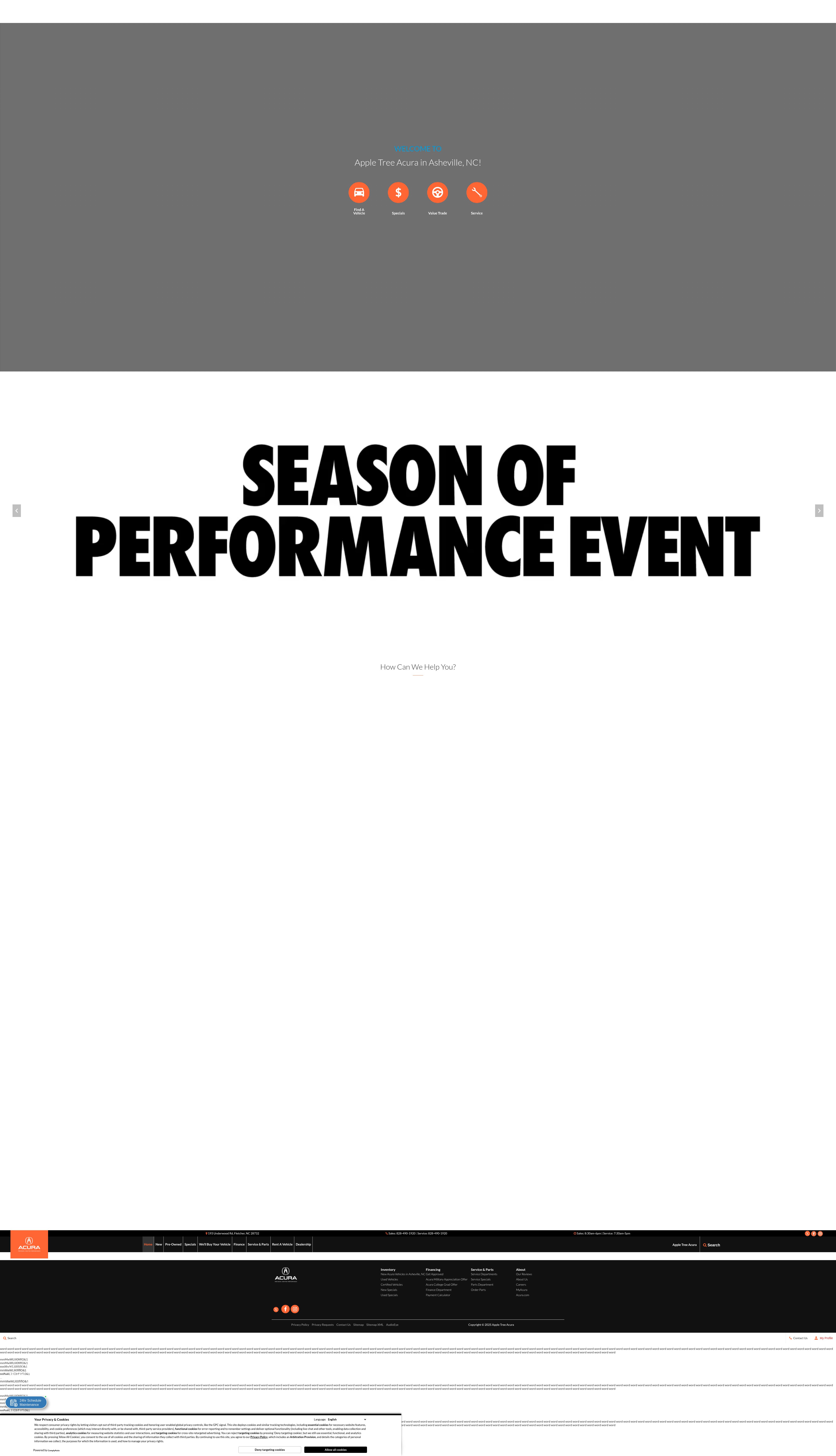 Screenshot of acura.appletreeautomobiles.com