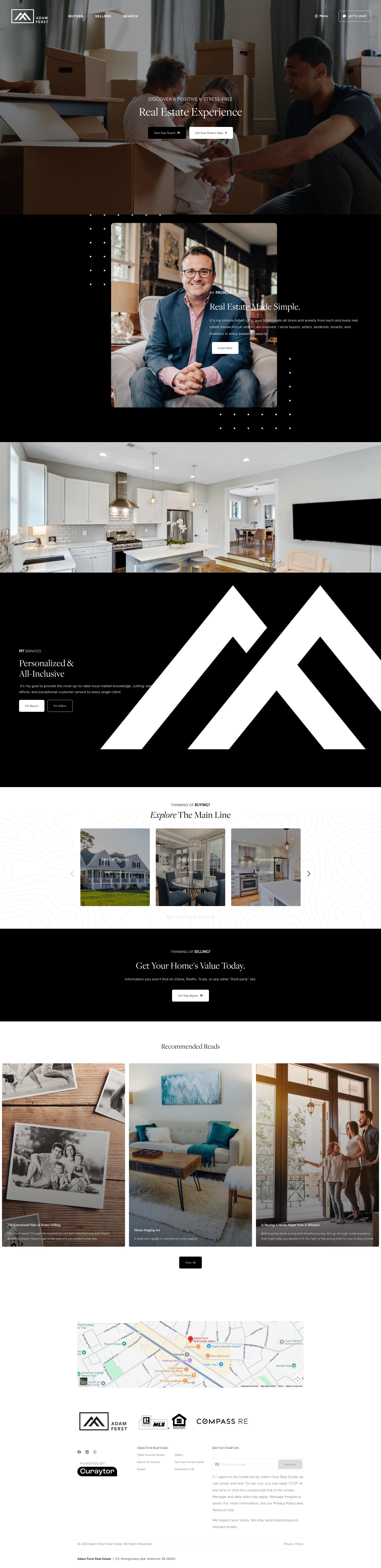 Screenshot of adamferst.com
