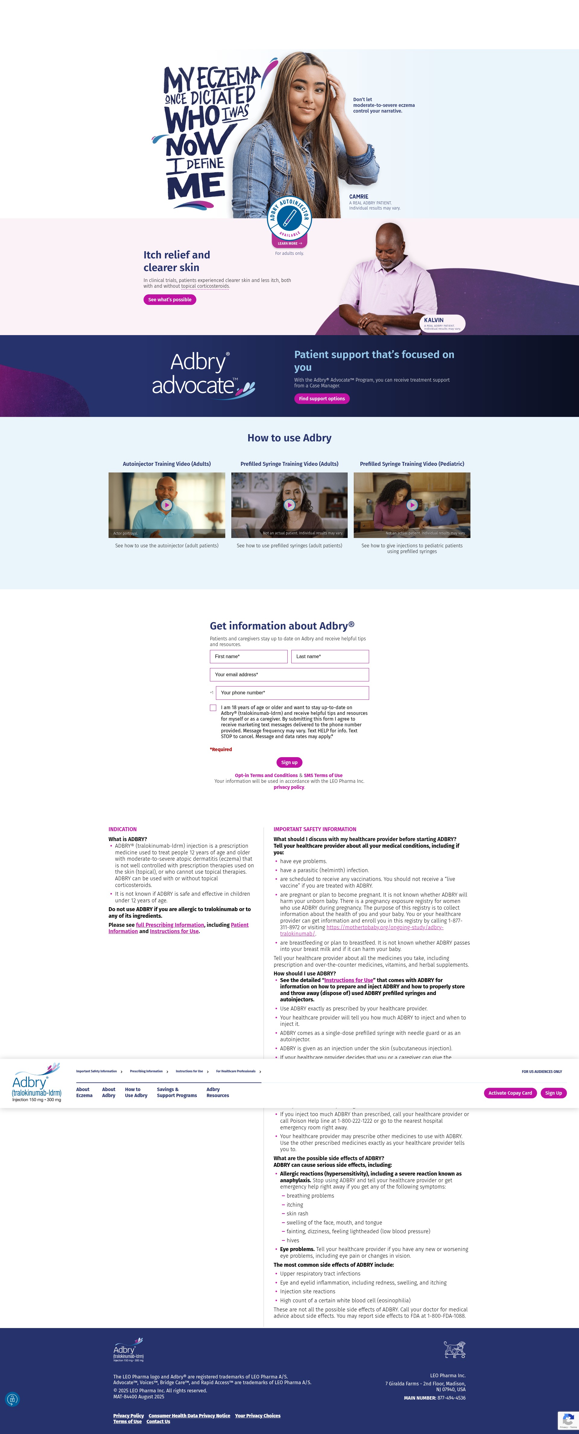 Screenshot of adbry.com