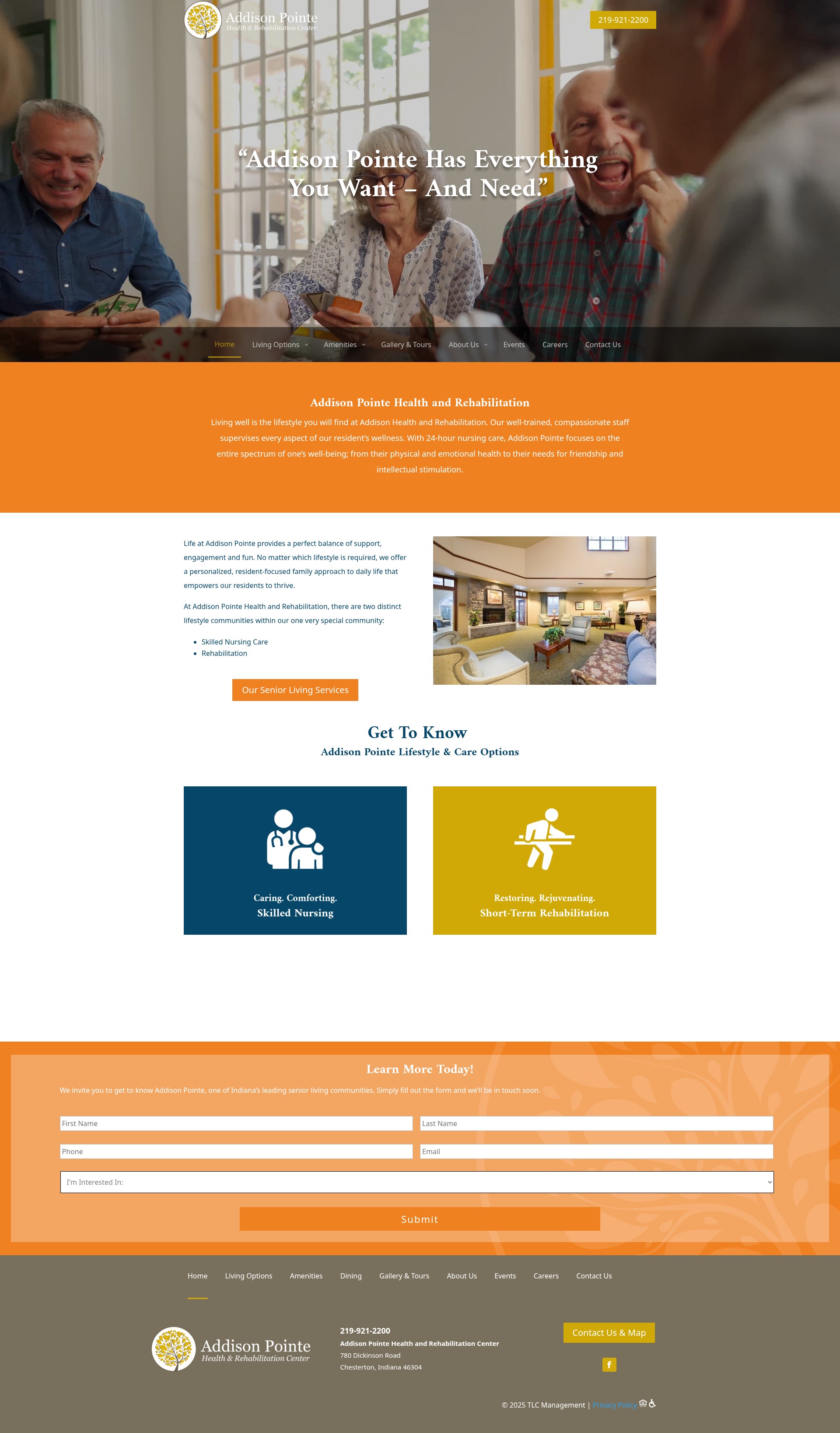 Screenshot of addisonpointe.com