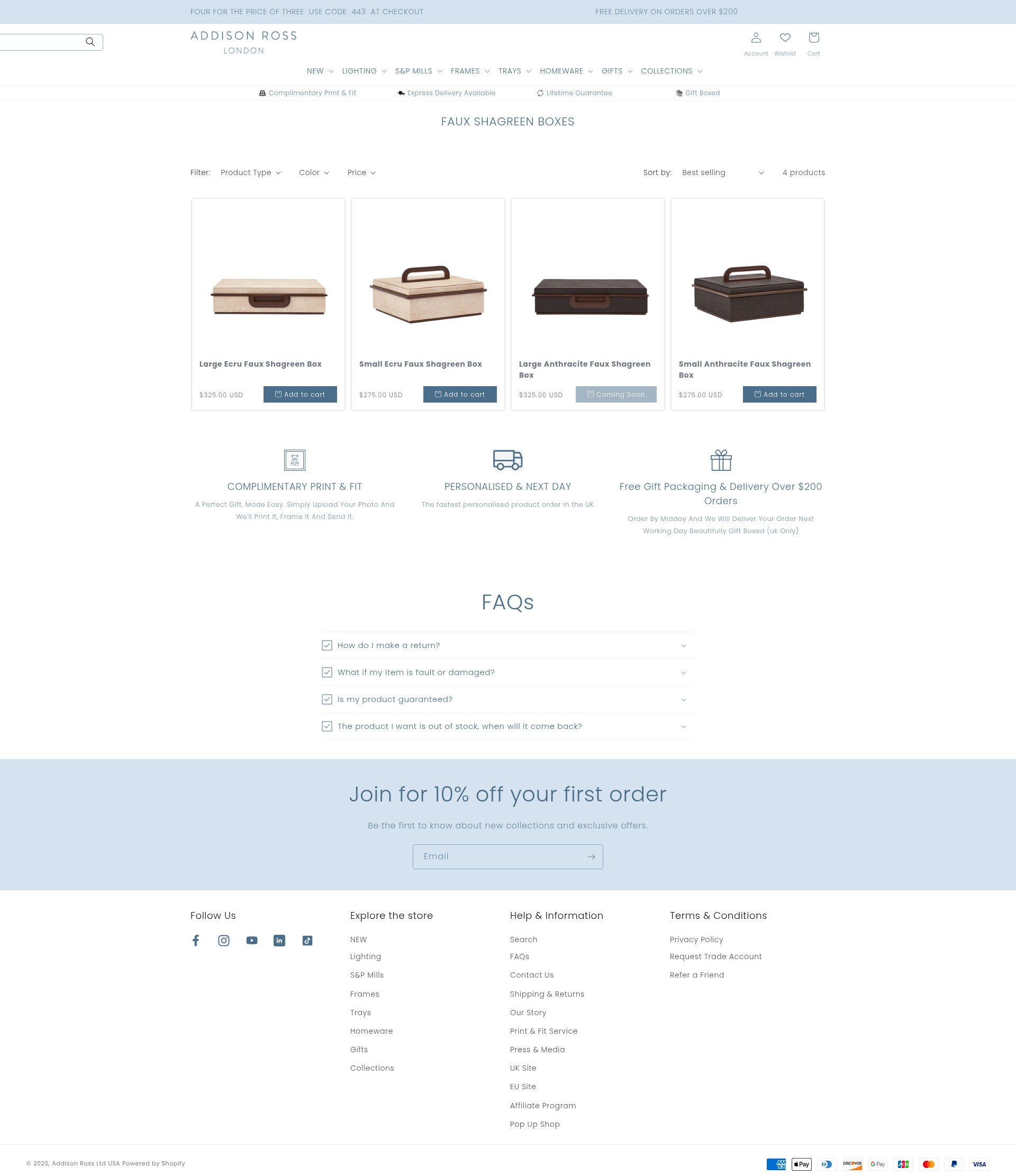 Screenshot of addisonross.com