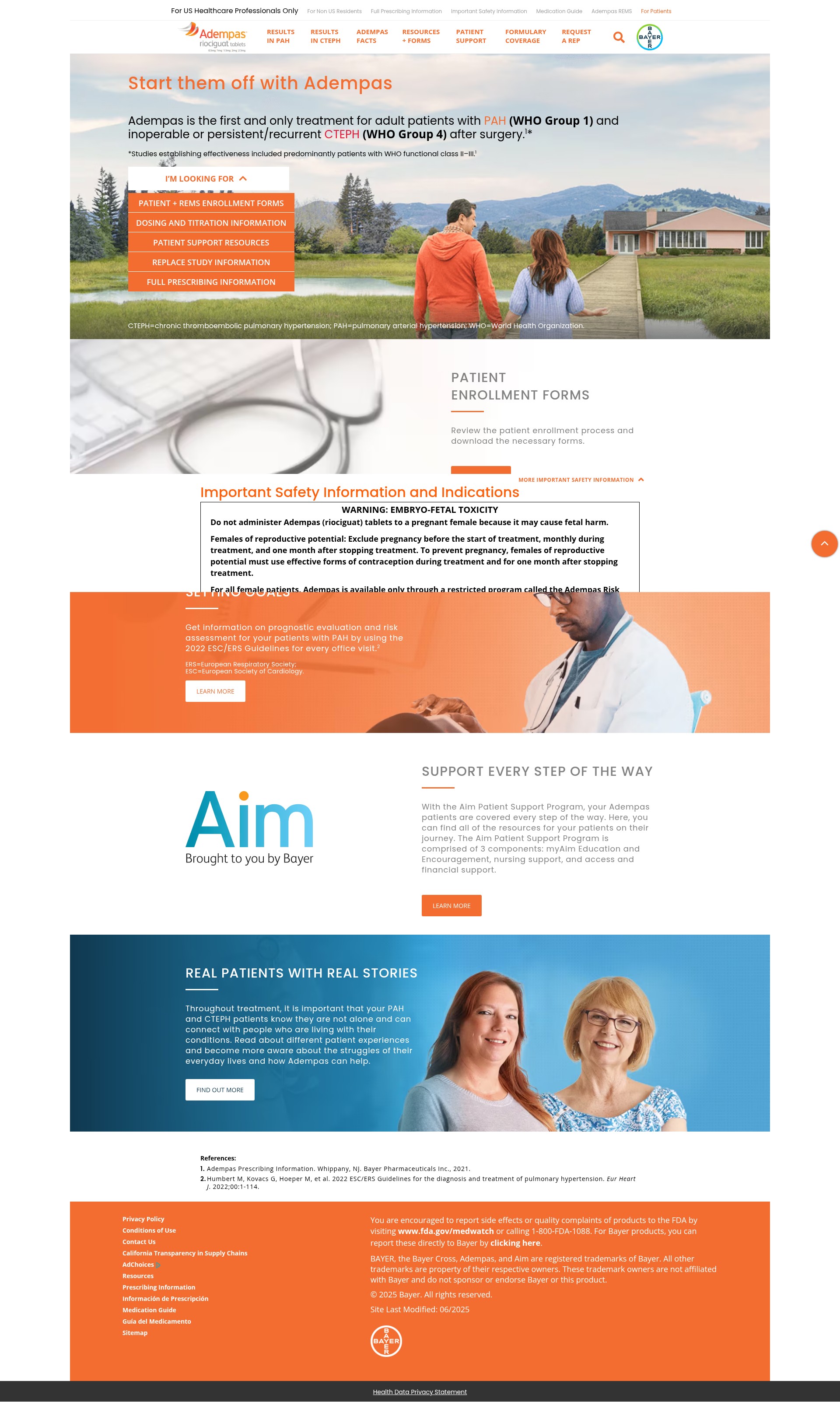 Screenshot of adempashcp.com
