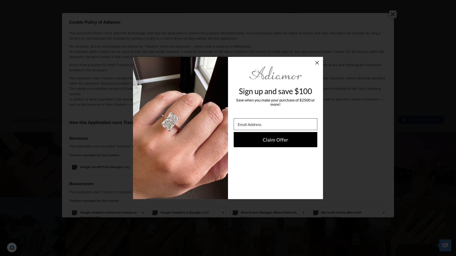 Screenshot of adiamor.com